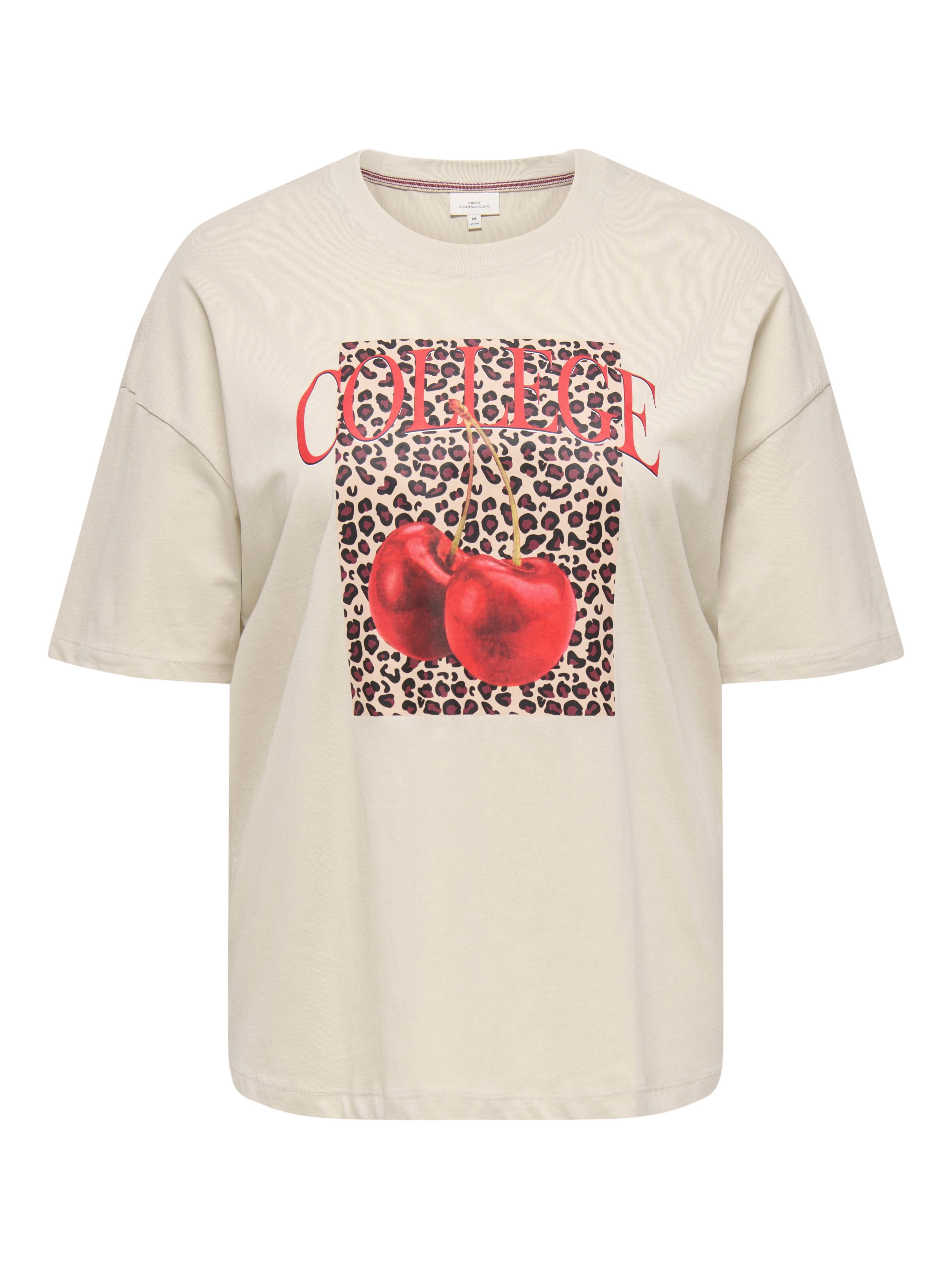 Only carmakoma Wince T-shirt Bordeaux main image 0