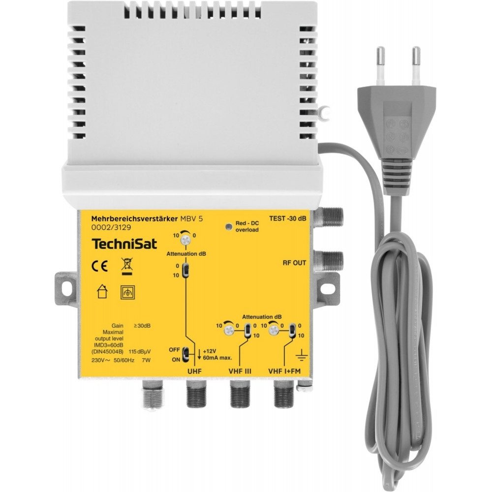 Technisat MBV 5 Mehrbereichsverstärker für Antennen. Audioverstärker