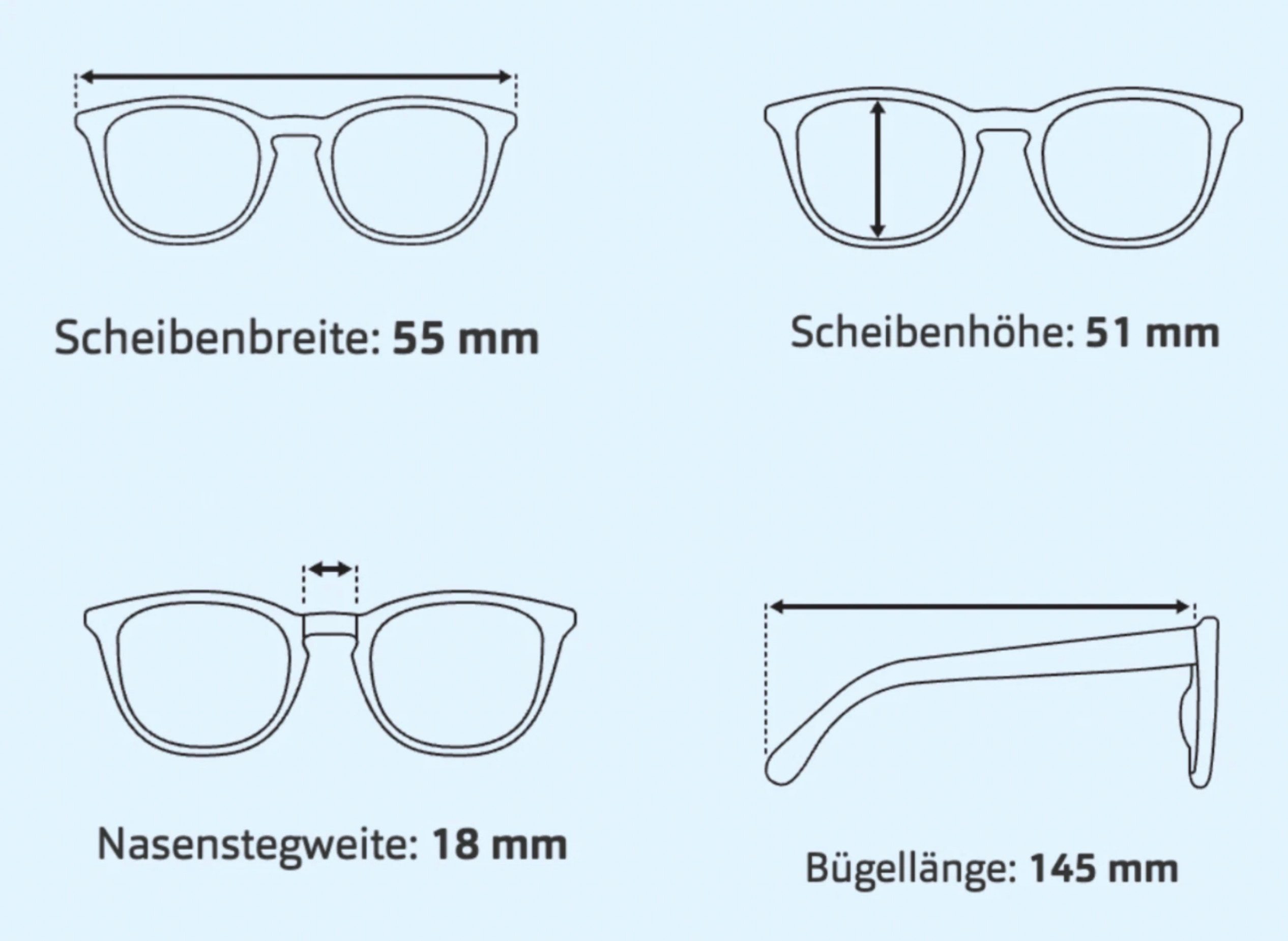 MARC JACOBS Sonnenbrille Marc 445/S DXH Glasses Brille Havana Unisex UV-Schutz: UV400 – 100% Schutz