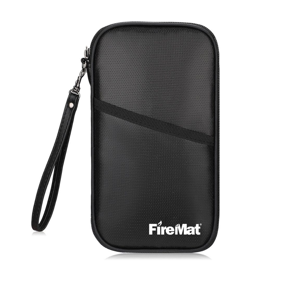 FireMat Reisetasche Feuerfeste & wasserfeste RFID Travelbag Reisepasshülle Reise Organizer, Feuerfest und RFID