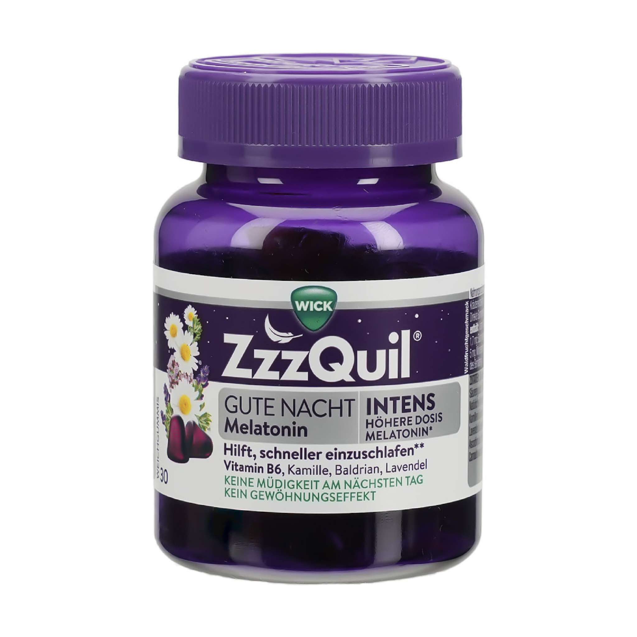 WICK WICK ZzzQuil Intens 30St Fruchtgummi