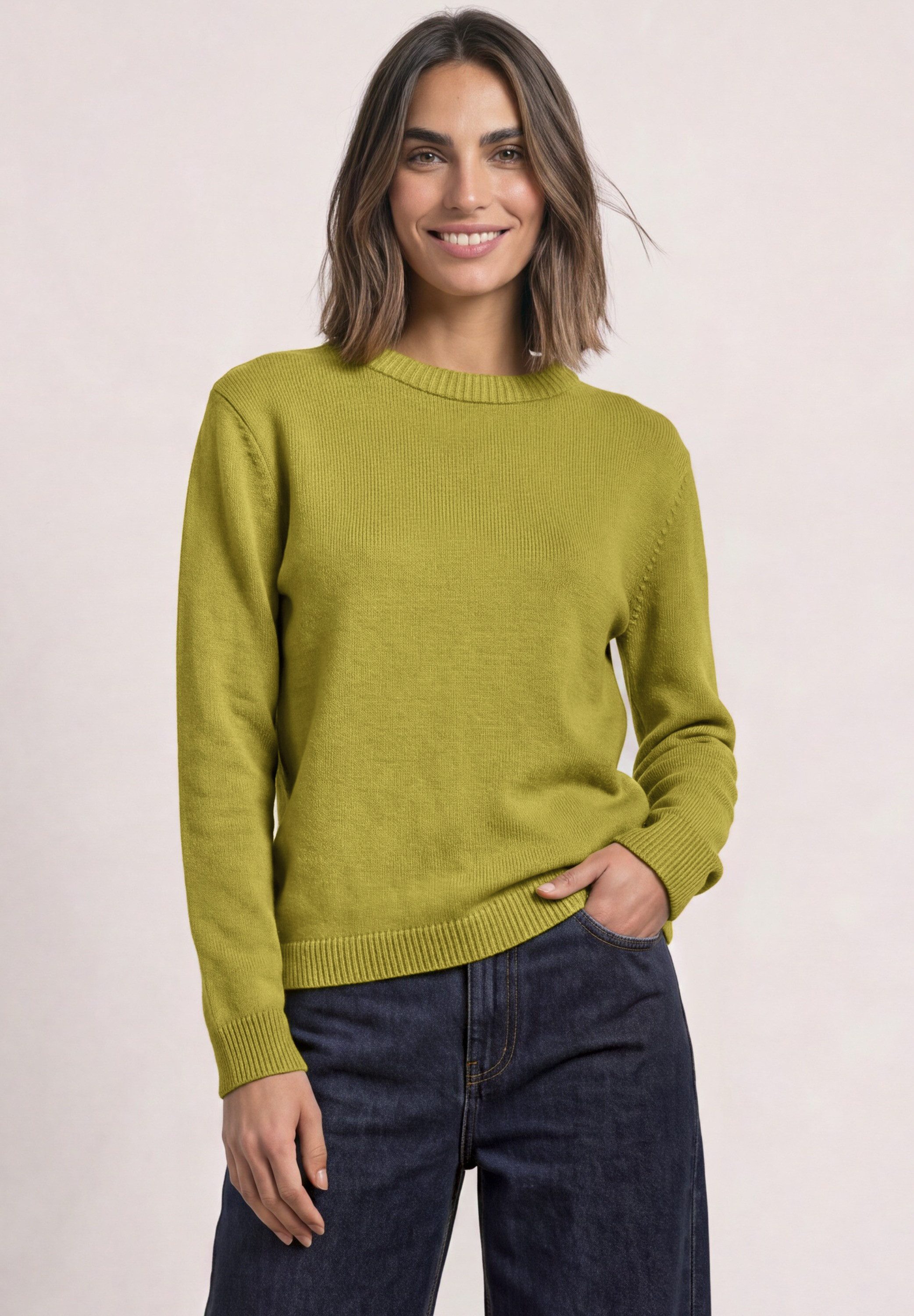 STREET ONE Strickpullover mit U-Boot-Ausschnitt