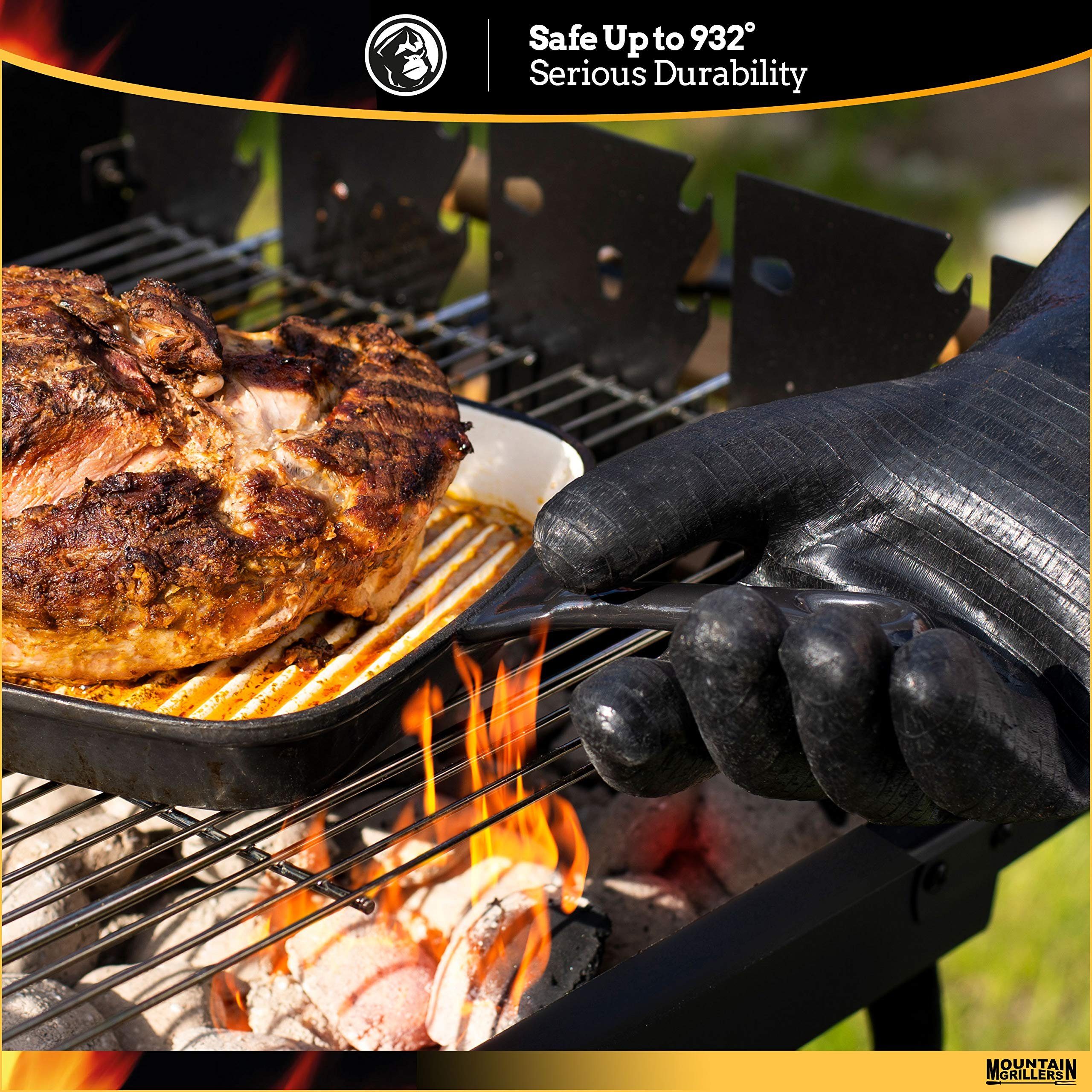 45,7 Mountain Grillhandschuhe Hitzebeständige Grillhandschuhe Cm Grillers Bbq,