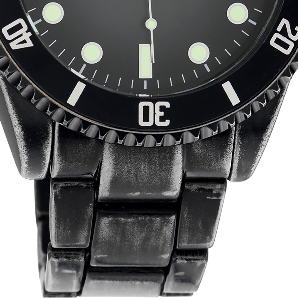 OOZOO Quarzuhr Oozoo Herren Edelstahlarmband, Casual-Style Armbanduhr (ca. Herrenuhr 42mm) Timepieces, groß rund