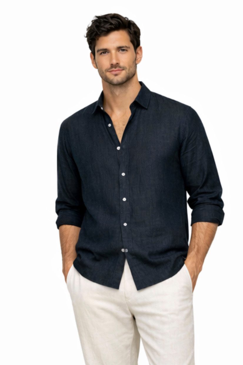 BOSS Leinenhemd Herren Hemd Lukas Pure Natural Regular Fit Aus reinem Leine günstig online kaufen