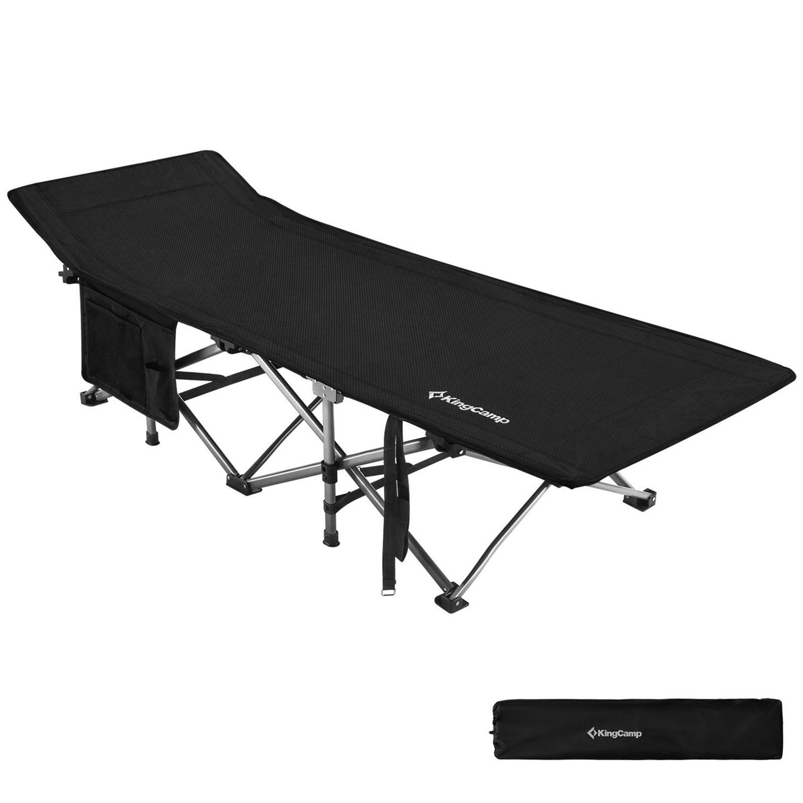 KingCamp Feldbett Feldbett XL Outdoor Camping Liege - Gäste Klappbet