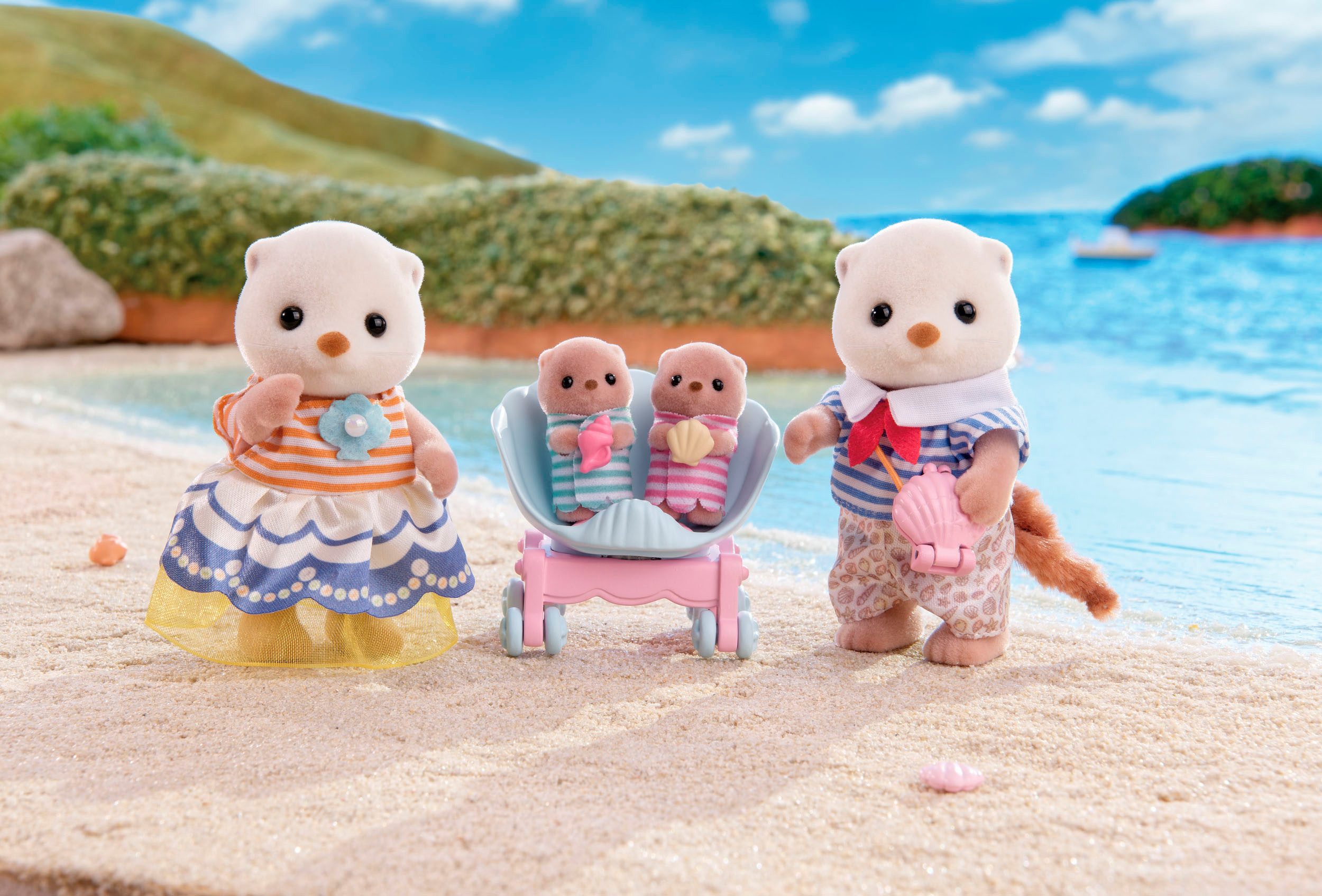 Sylvanian Families Spielfigur Sylvanian Families Seeotter Familie (5803)