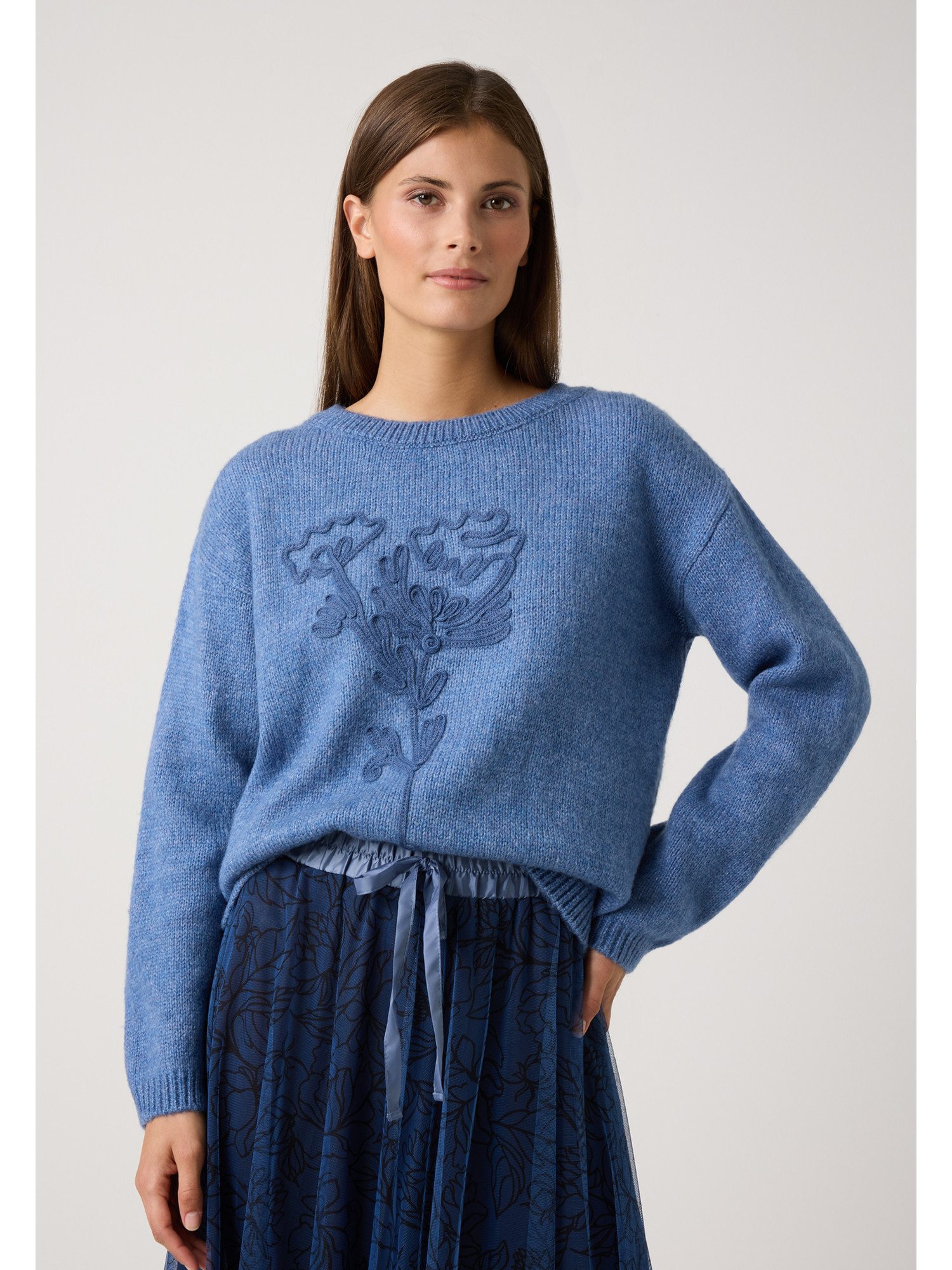 MORE&MORE Strickpullover Strickpullover Rundhals günstig online kaufen