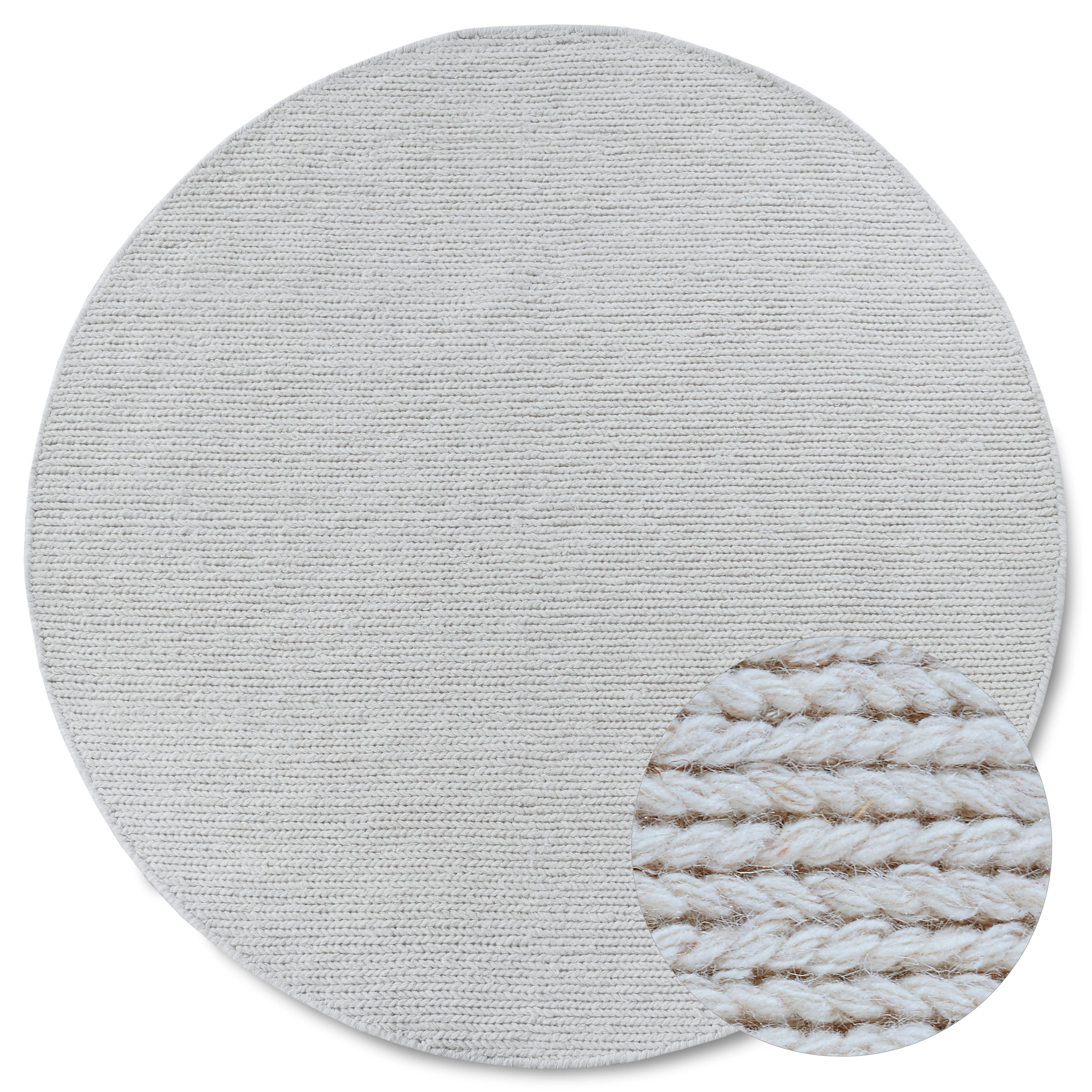 Villeroy & Boch Wollteppich Francois, rund, Höhe: 7 mm, in rund, oval, Läufer, handgewebt, Wolle, Wohnzimmer, Schlafzimmer – Bild 2 von 5