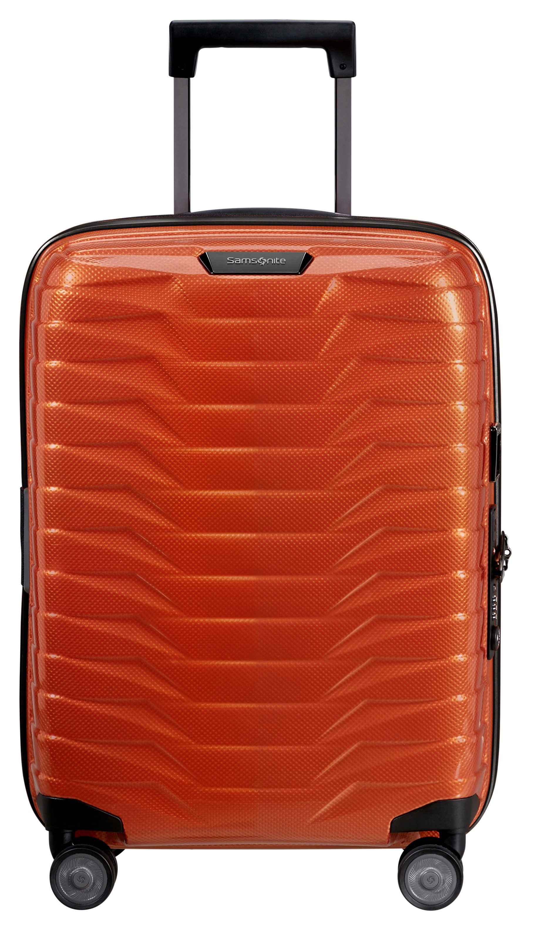 Samsonite Hartschalen-Trolley PROXIS, verschiedene Größen und Farben, 4 Rollen, arretierbares und versenkbares Druckknopf-Trolleysystem