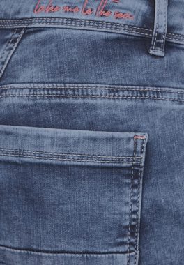 Cecil Loose-fit-Jeans in blauer Waschung