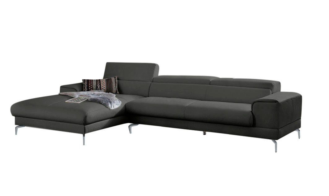 Breite Kopfteilverstellung, piedroo, wahlweise Ecksofa 343cm W.SCHILLIG Sitztiefenverstellung, mit