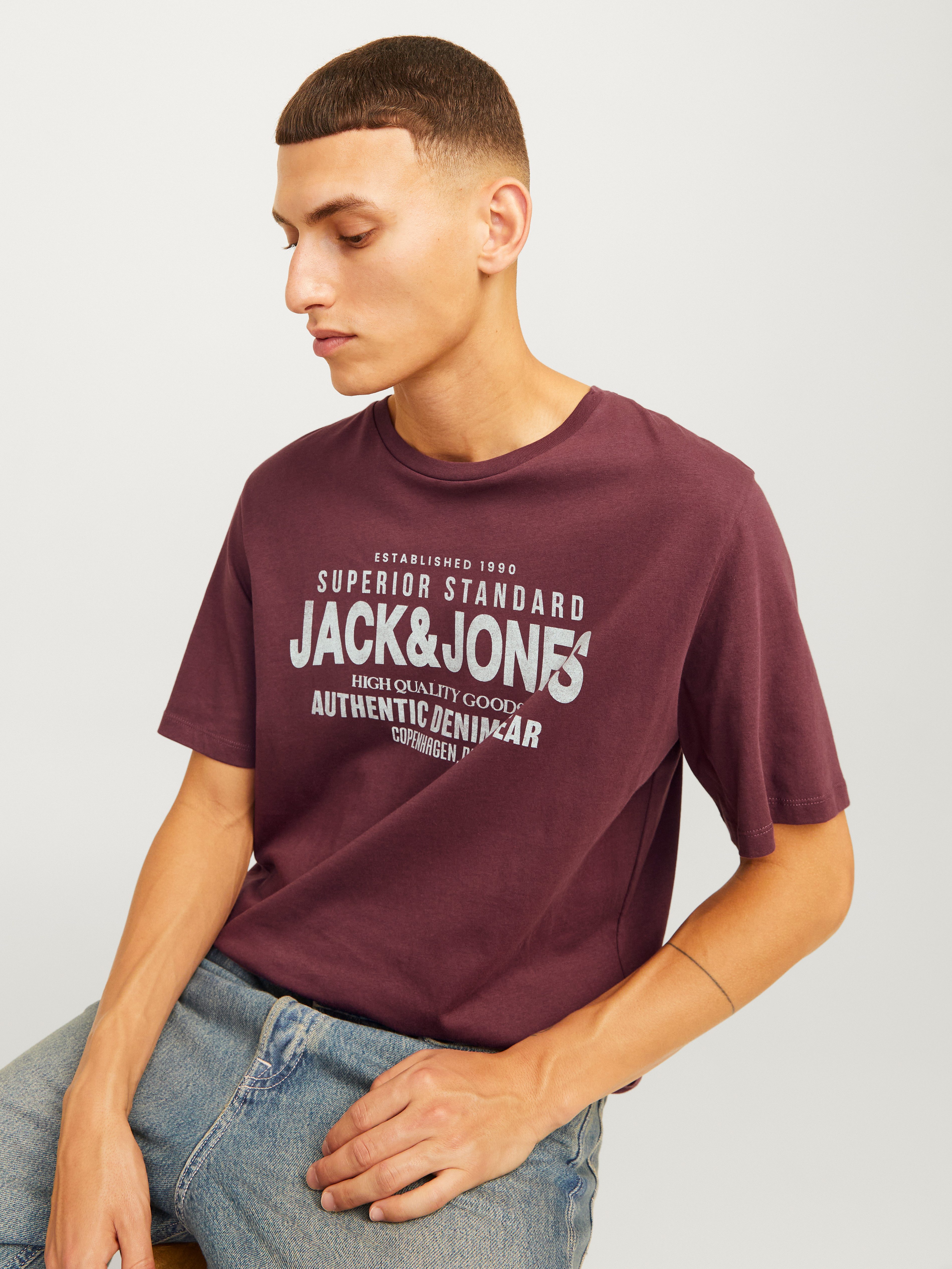 Jack & Jones Rundhalsshirt JJJEANS TEE günstig online kaufen
