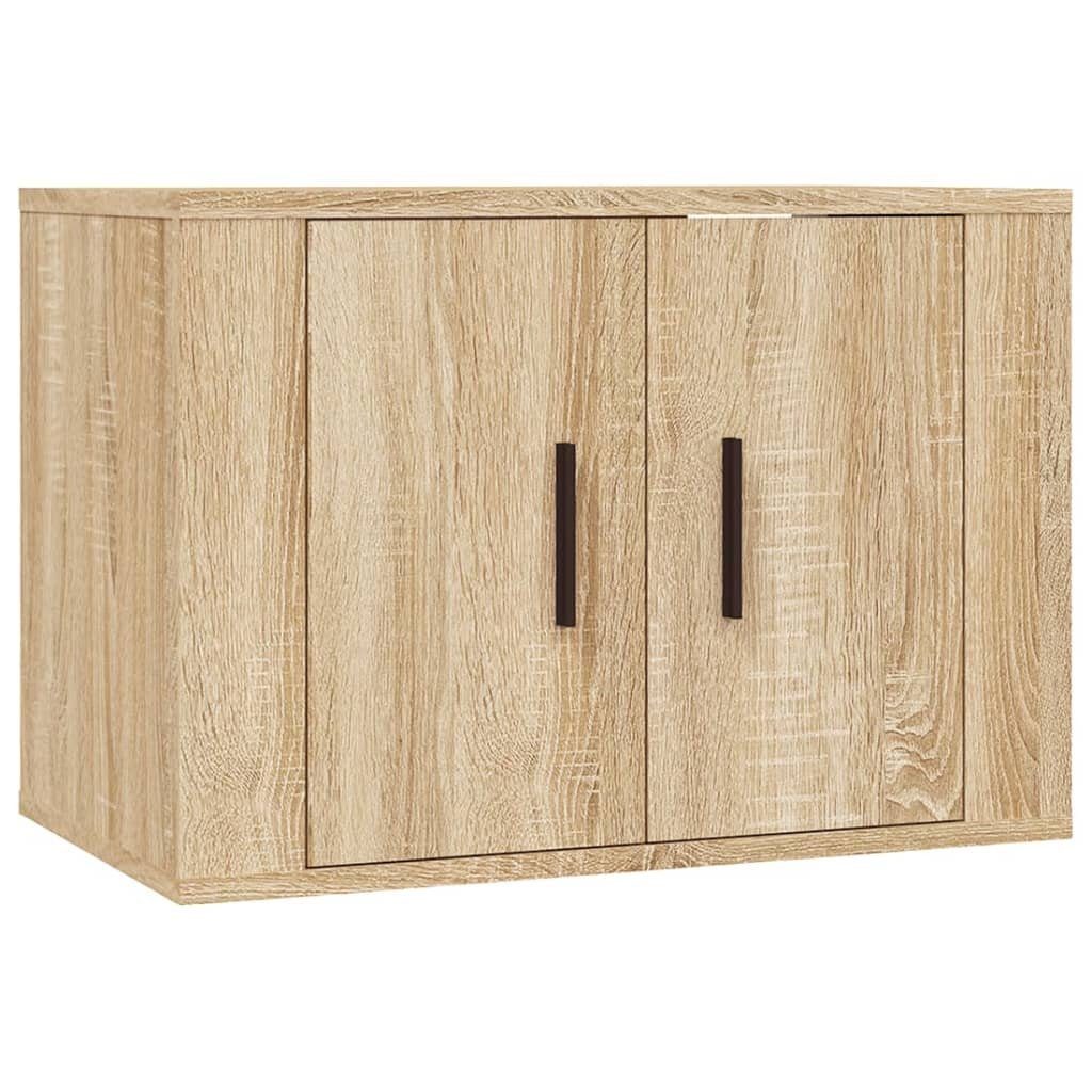 vidaXL (4-St) TV-Schrank-Set Sonoma-Eiche TV-Schrank Sonoma Holzwerkstoff Eiche 4-tlg.