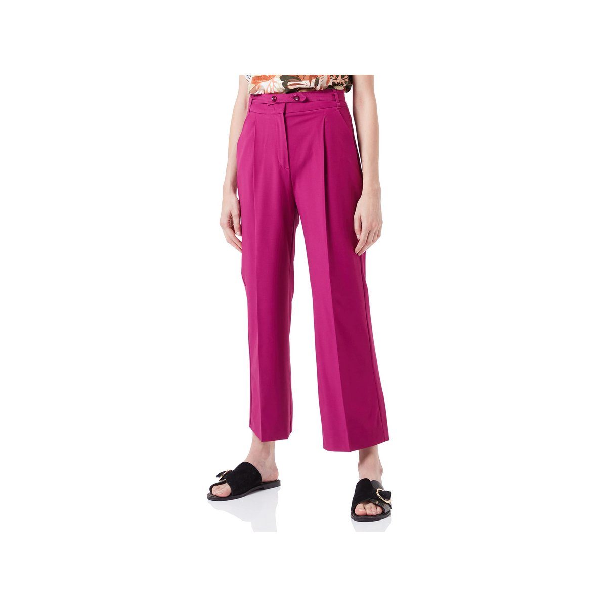 Comma Shorts magenta regular (1-tlg) pink | 7/8-Hosen