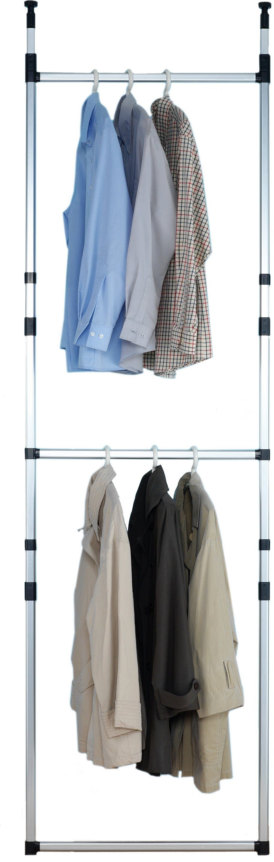 ideal Kleiderschränke begehbare Aluminium/Kunststoff, Ruco für Teleskopregal,