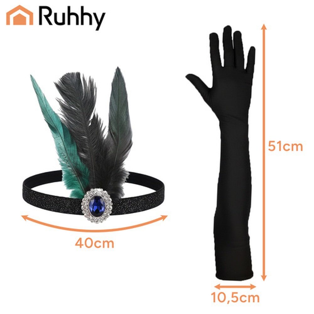 Ruhhy Kostüm Retro-Damenkostüm Vintage Verkleidung, Perfekt für Karneval, K günstig online kaufen