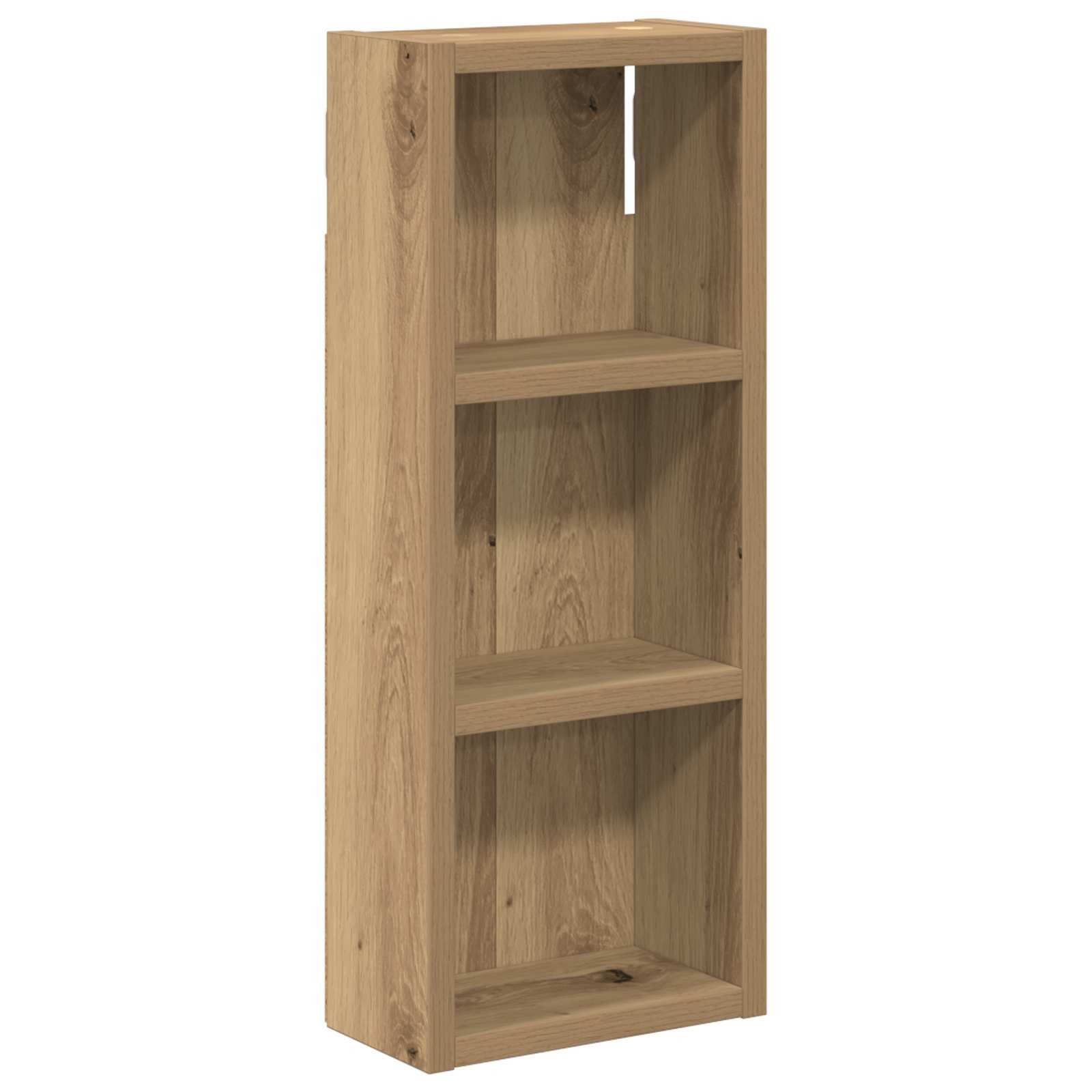 vidaXL Badezimmerspiegelschrank Badezimmer-Wandschrank Kunsthandwerk Eiche 20 x 10 x 50 cm (1-St)