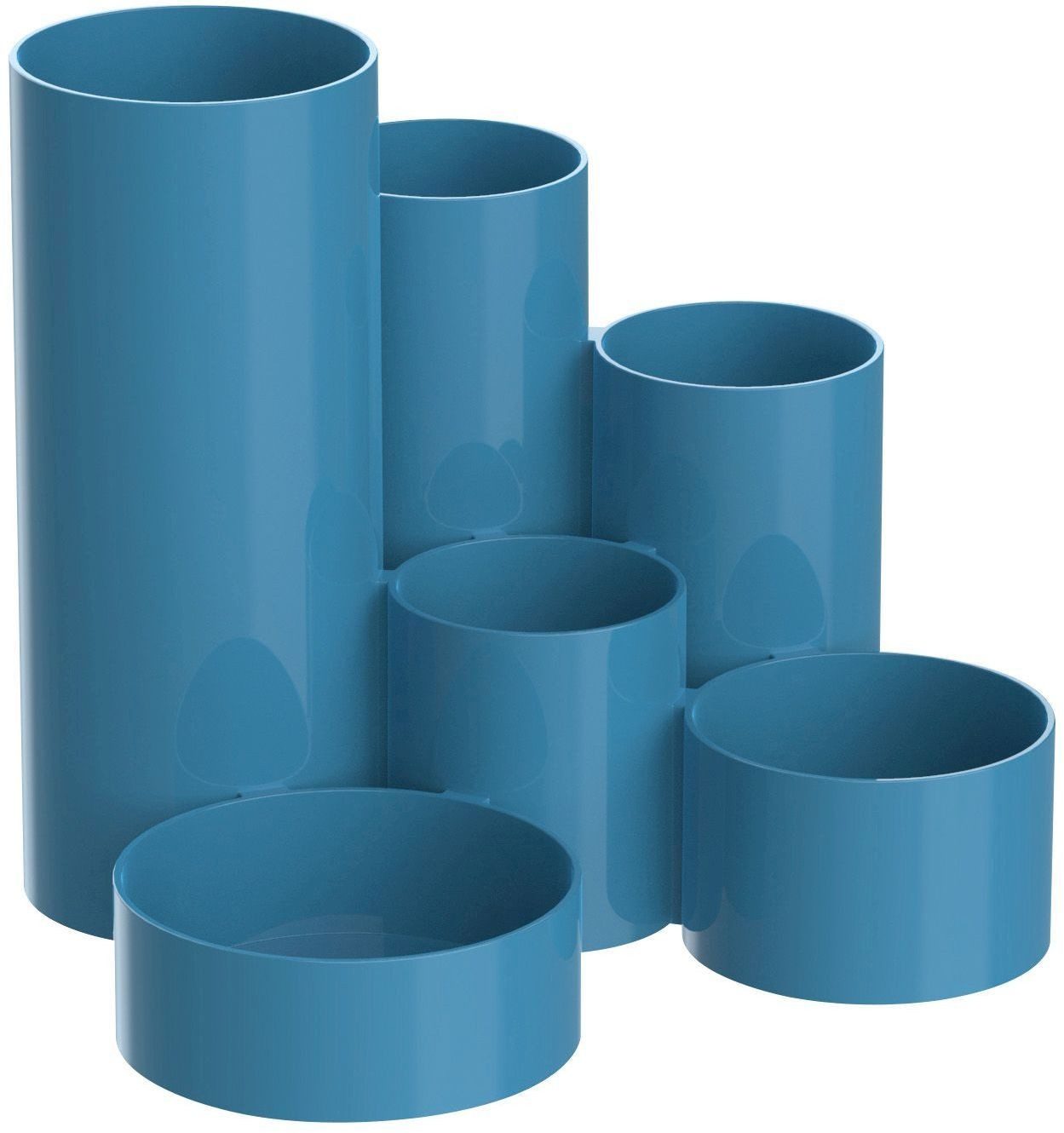 MAUL Tischaufsatz Stifteköcher Maultubo 6 Röhren atlantic blue