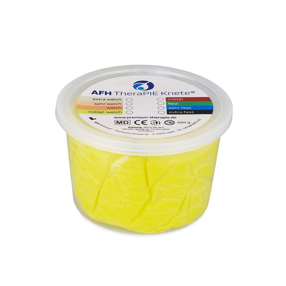 AFH Webshop Handmuskeltrainer Therapieknete, Zur Mobilisierung und Kräftigung der Finger und Hände