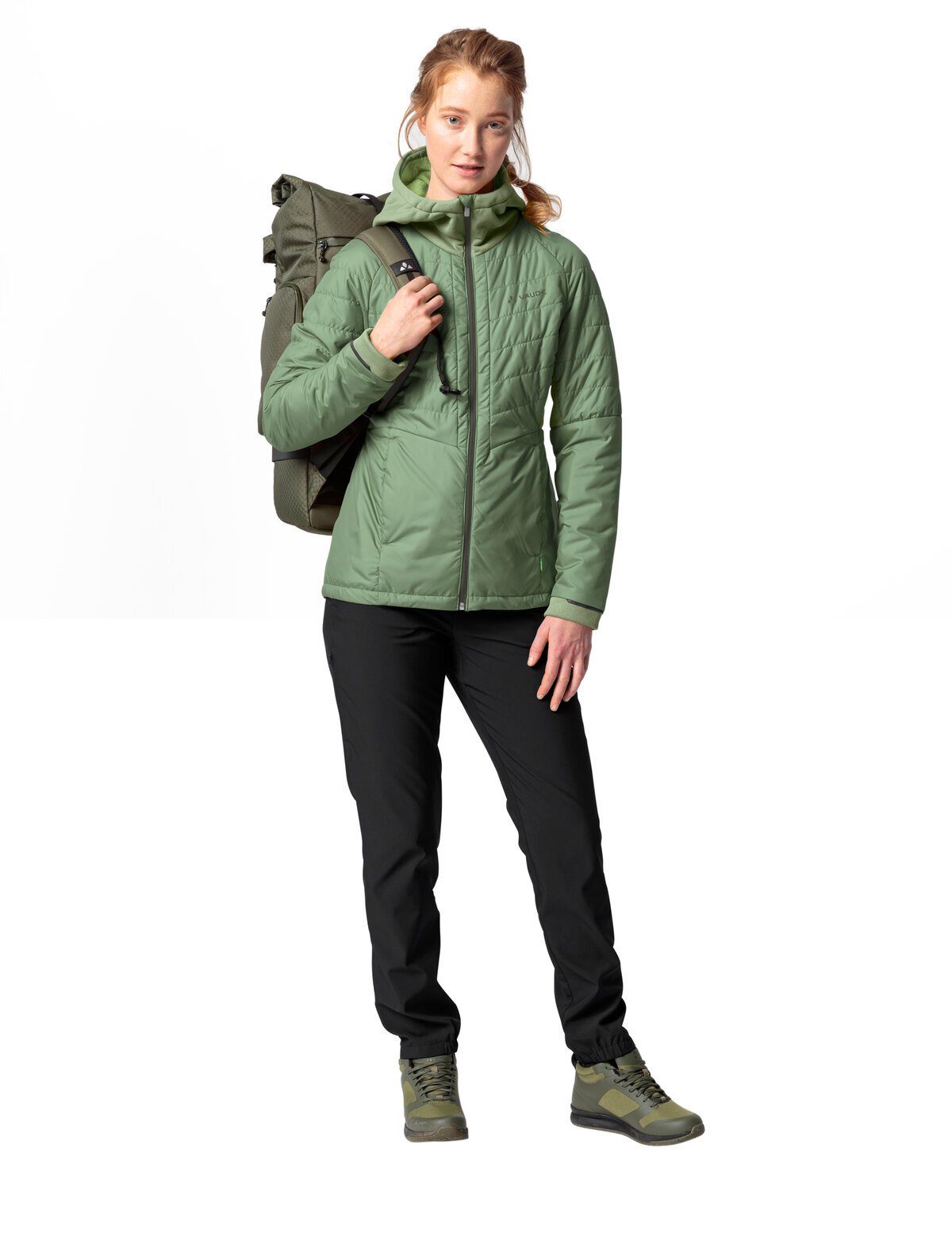 (1-St) Cyclist Jacket Insulation kompensiert green Klimaneutral Outdoorjacke VAUDE willow Women's