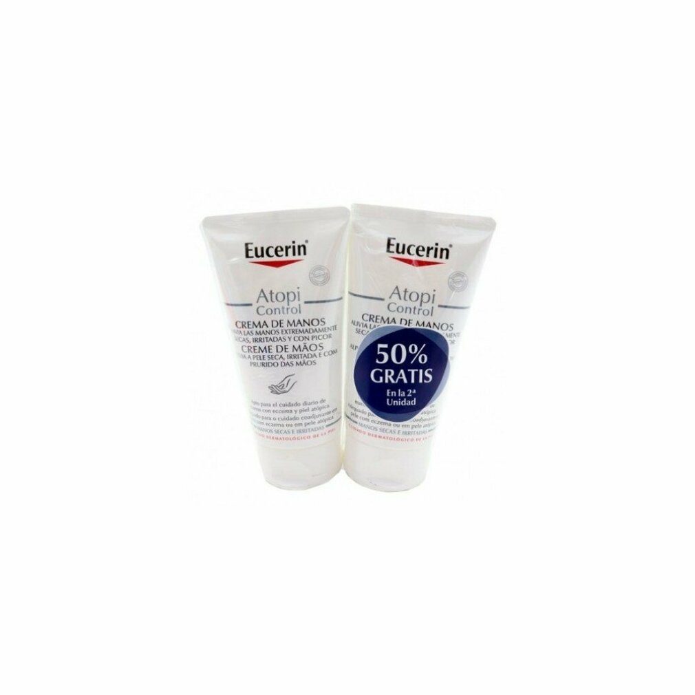 Eucerin Nagelpflegecreme atopicontrol crema mans 2x75ml