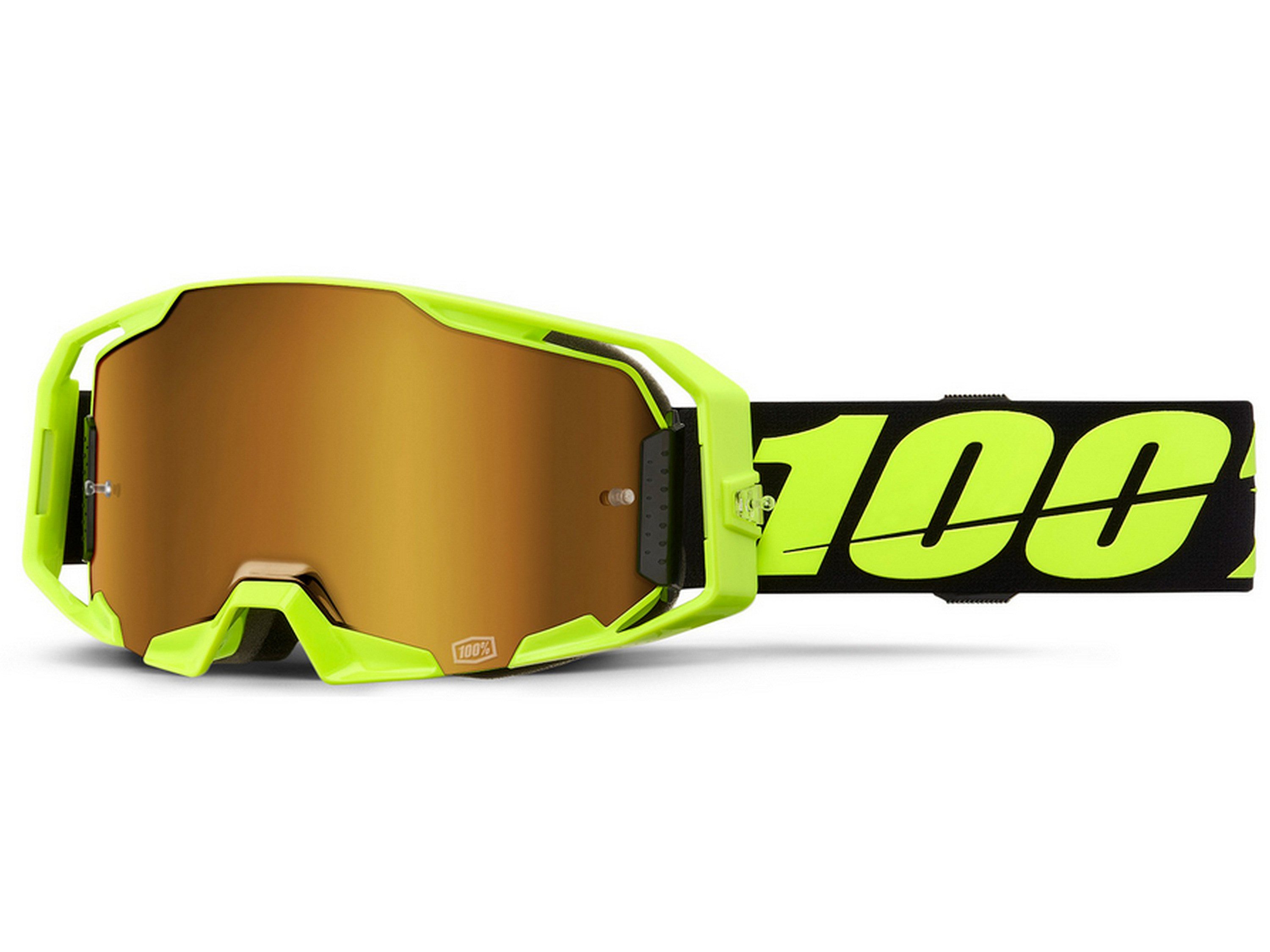 100% Fahrradbrille, MX-Brille Goggle ARmatic - Mirror Lens