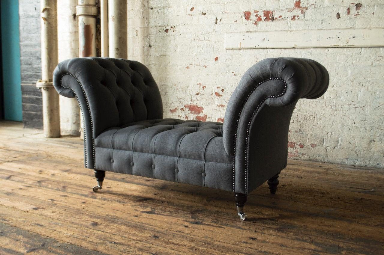 Xlmoebel Chesterfield-Sofa Elegantes Chesterfield Sofa aus hochwertigem Stoff, Hergestellt in Europa