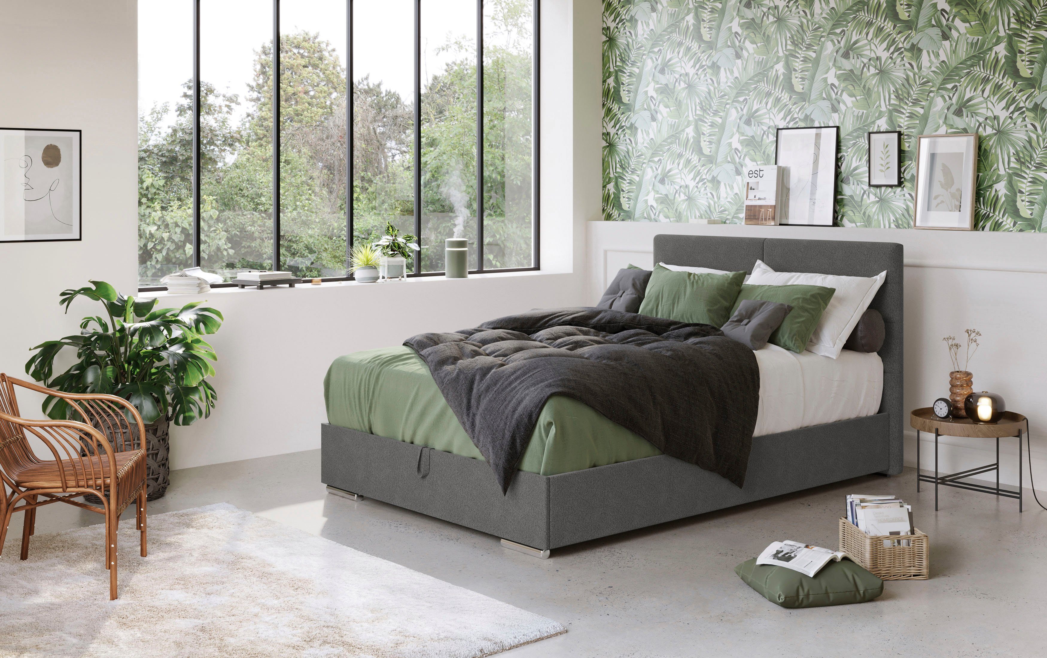 COTTA Boxbett Tom mit Bettkasten, Topper und Zierkissen, Bestseller, Unser Dauertiefpreis
