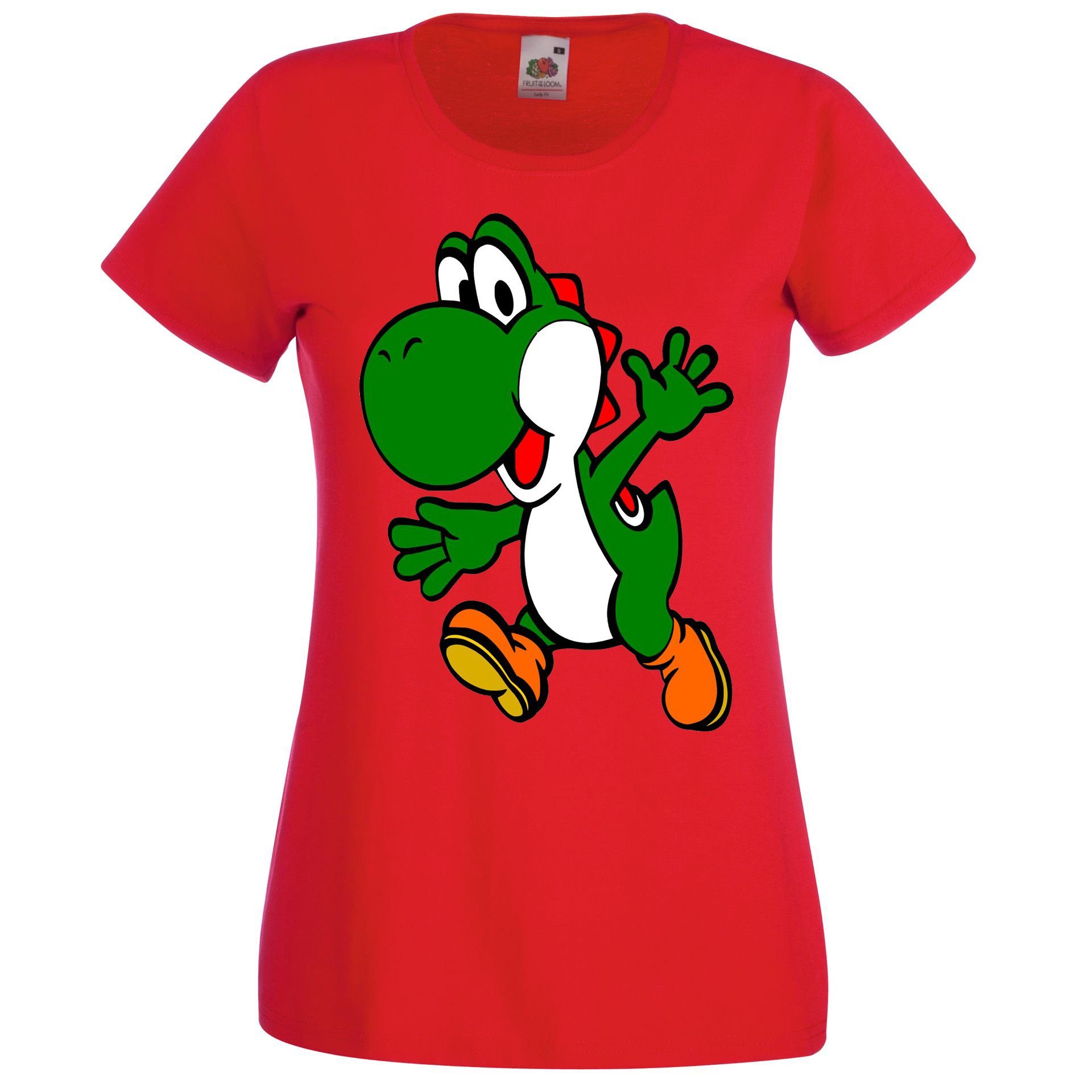 Youth Designz T-Shirt Yoshi Damen T-Shirt mit trendigem Retro Print