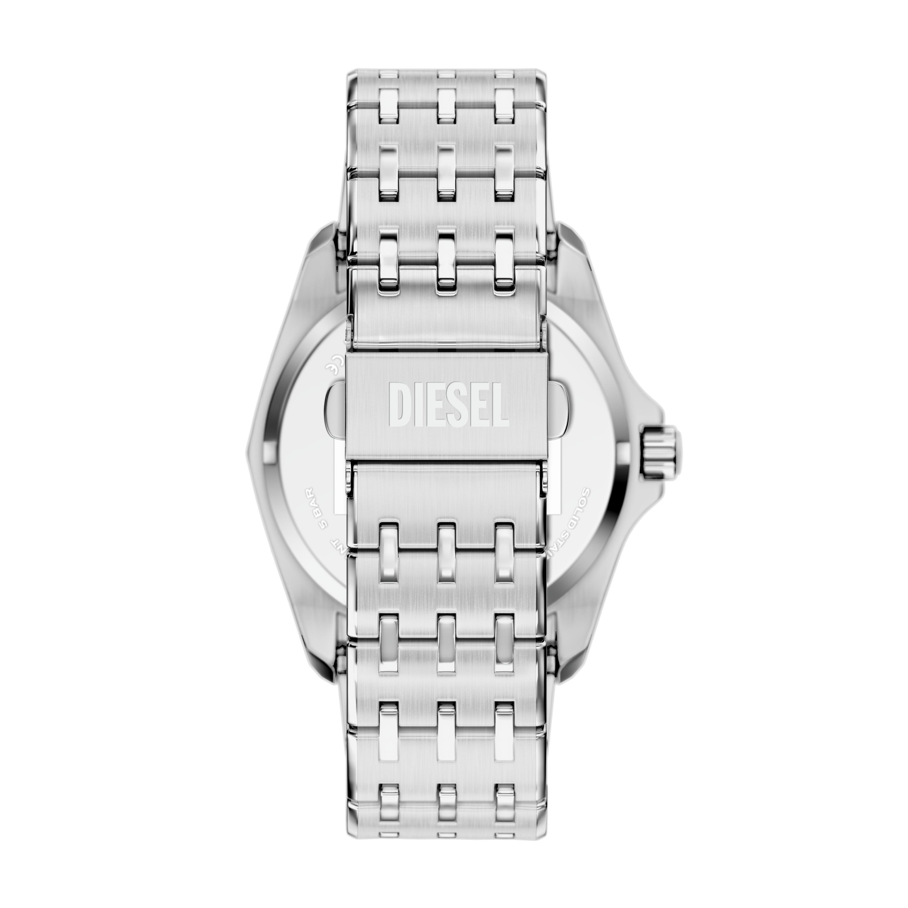 Diesel Quarzuhr Stinger 3-Hand DZ2237, Armbanduhr, Herrenuhr, Edelstahlarmband, analog