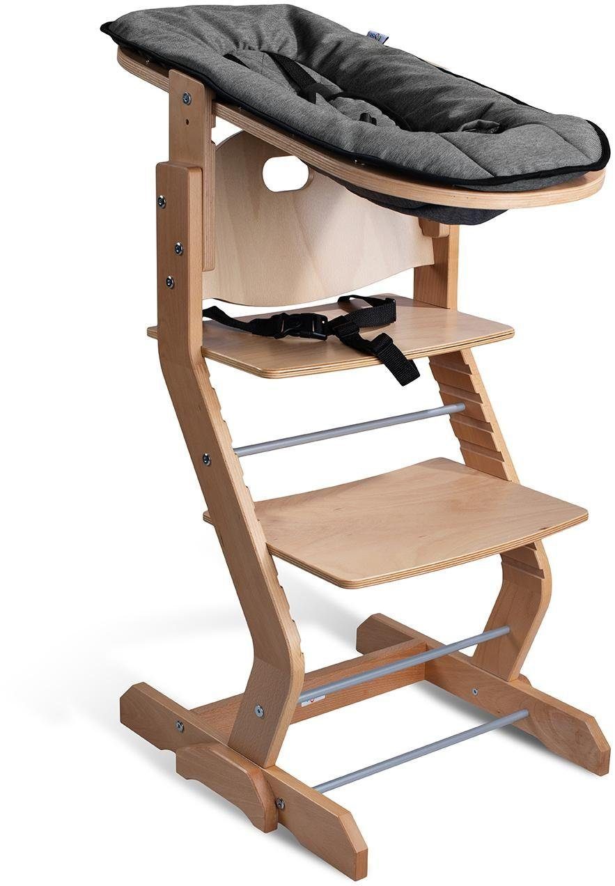 tiSsi® Hochstuhlaufsatz natur-anthrazit, für tiSsi® Hochstuhl, günstig online kaufen