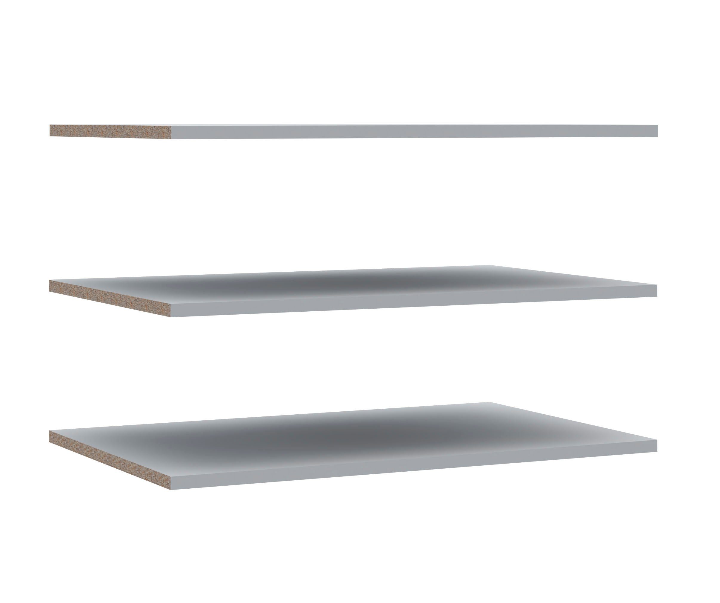 FORTE Einlegeboden (Set), 3-er Set, Breite 57,7 cm