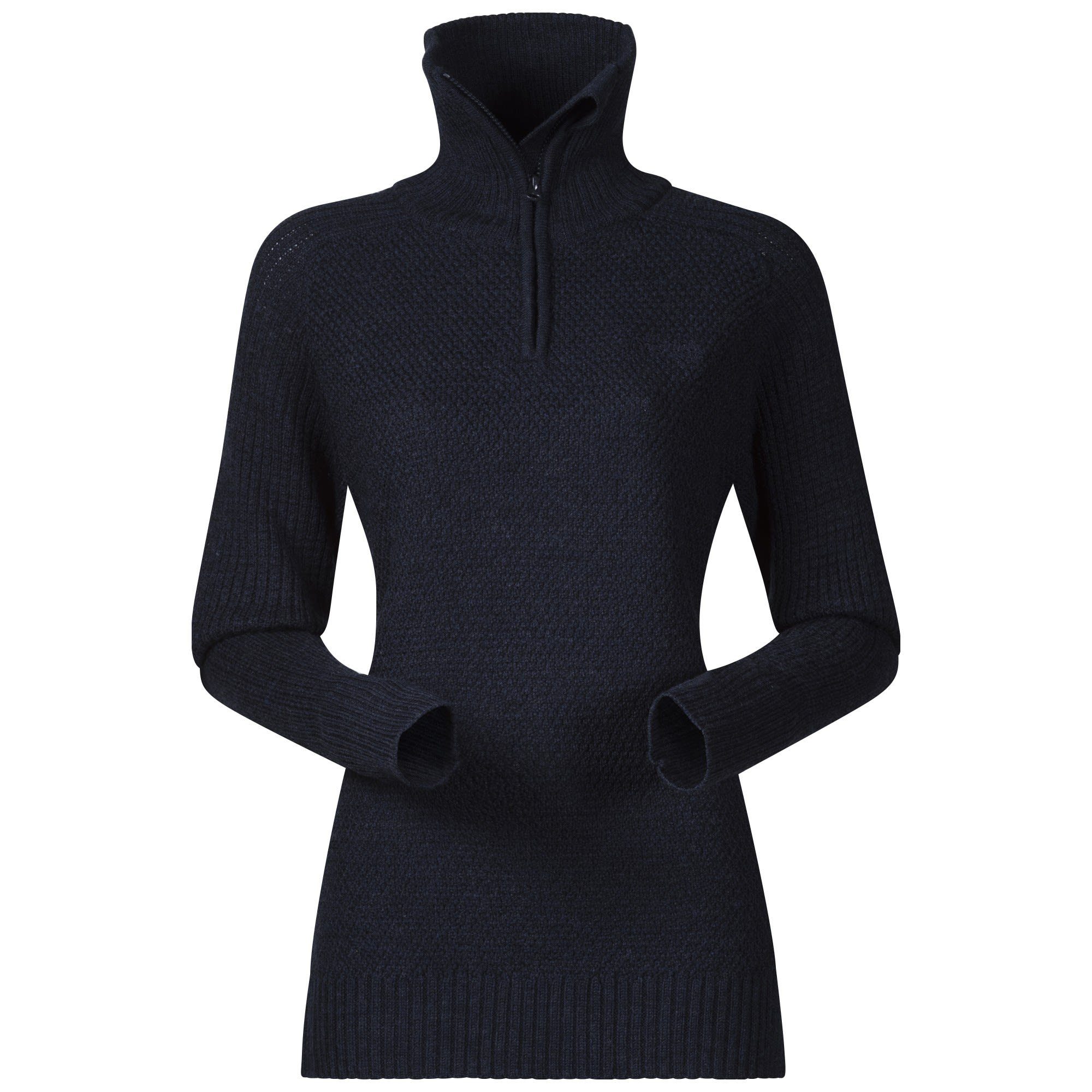 Lady Melange Jumper Bergans Blue Dark Ulriken Longpullover Bergans (vorgängermodell)