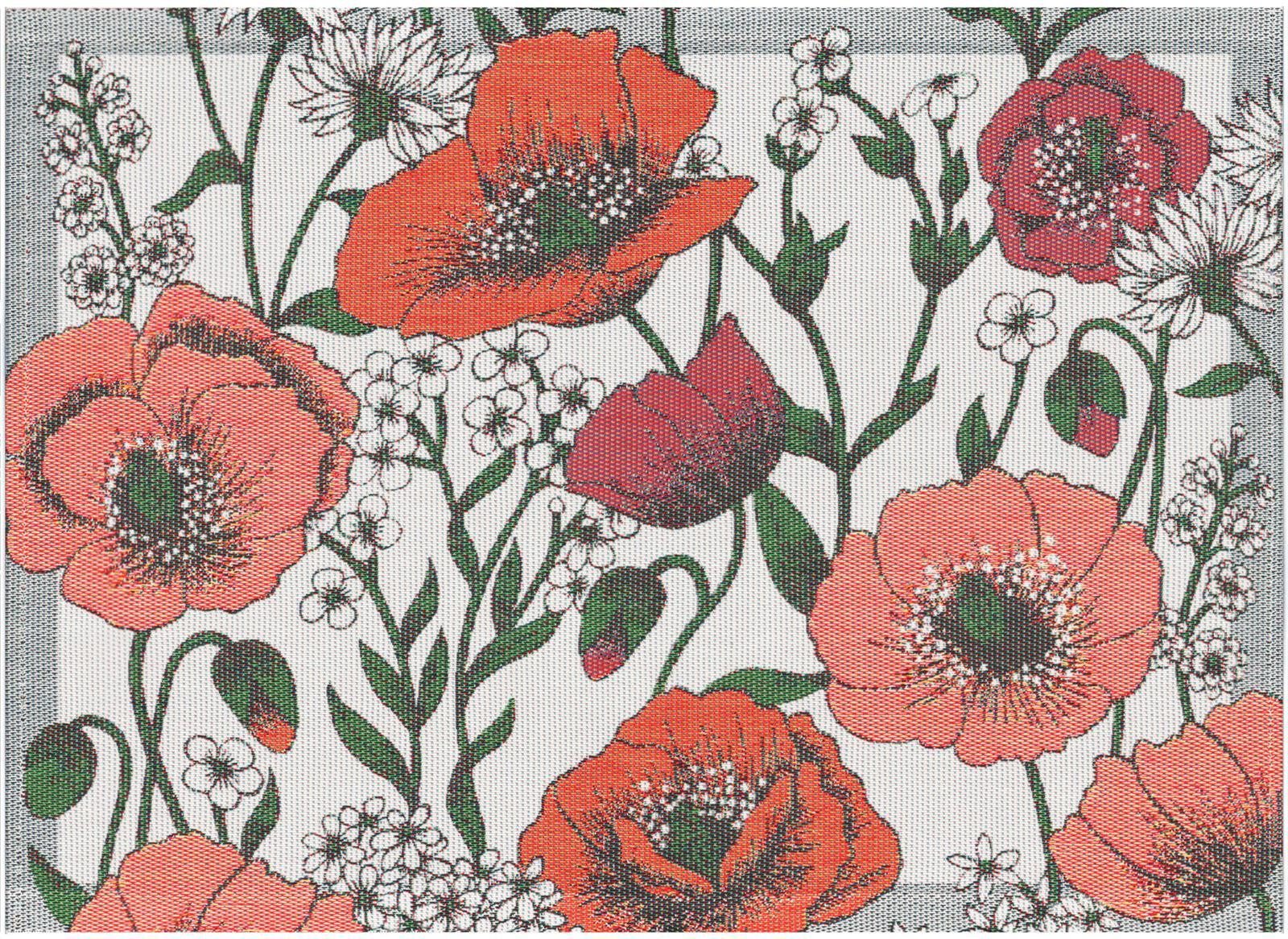EKELUND MASTER WEAVERS 1692 Platzset Tischsets (2x Set) Blomsterfält 530 35x48 cm, (Set, 2-St), unbehandelt