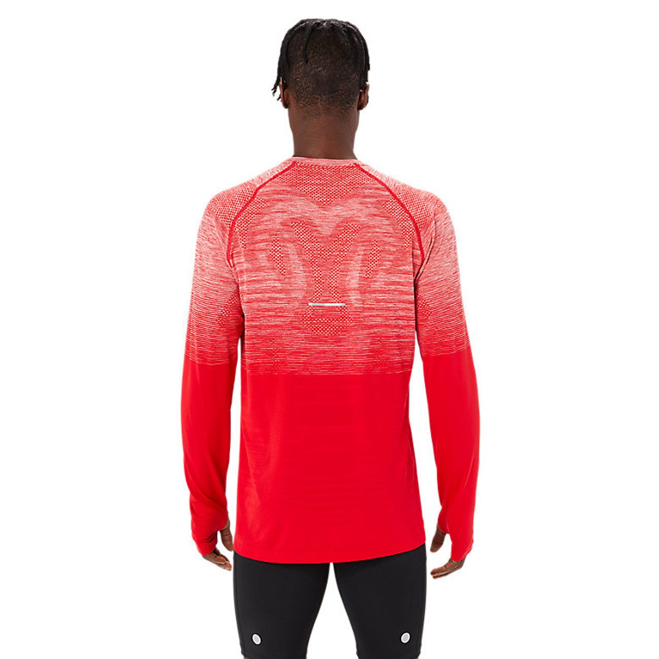 Asics Laufshirt Asics Seamless LS Top Herren Classic Red