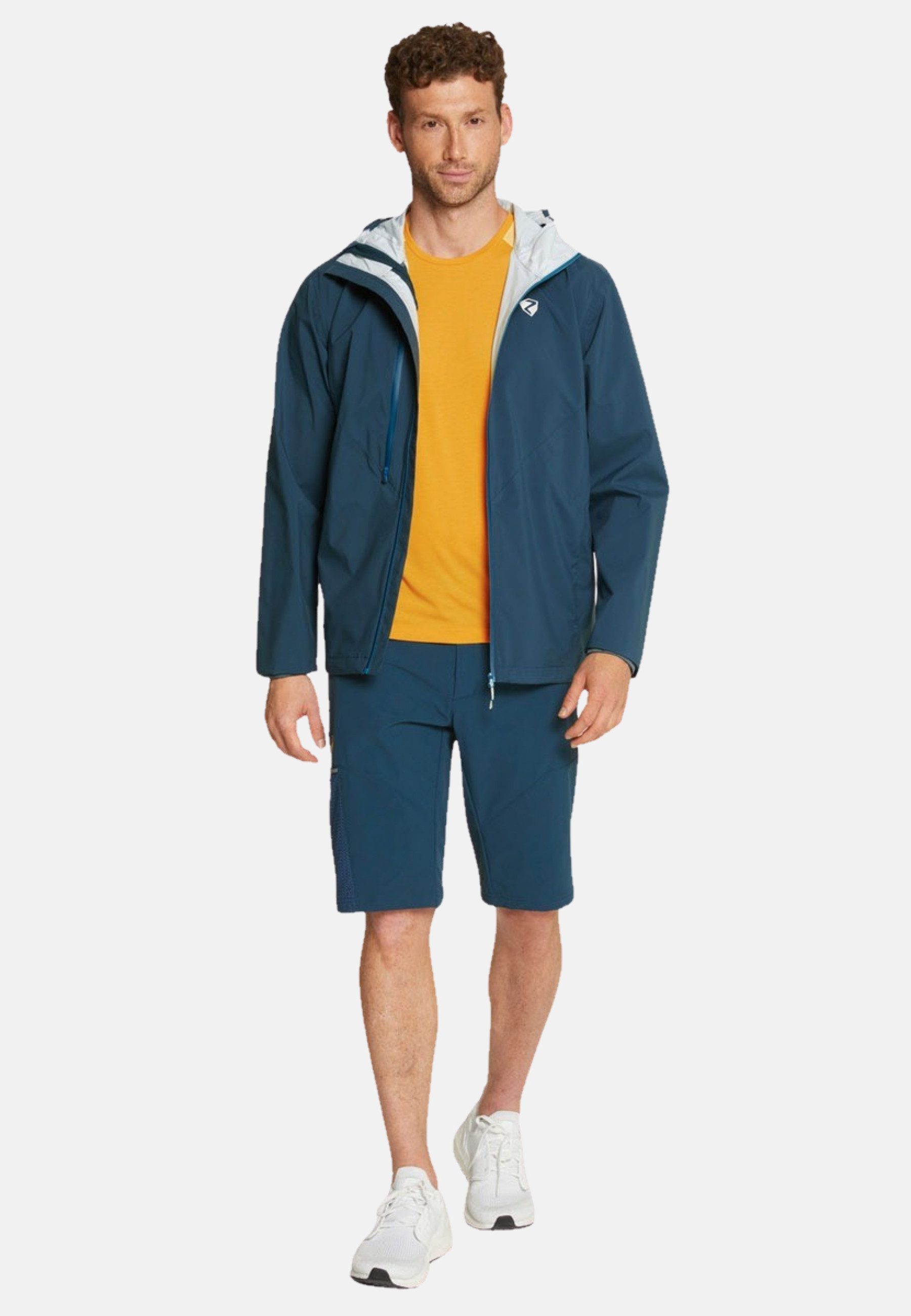Ziener Regenjacke Jacke NARON man Kapuzenjacke (1-St)