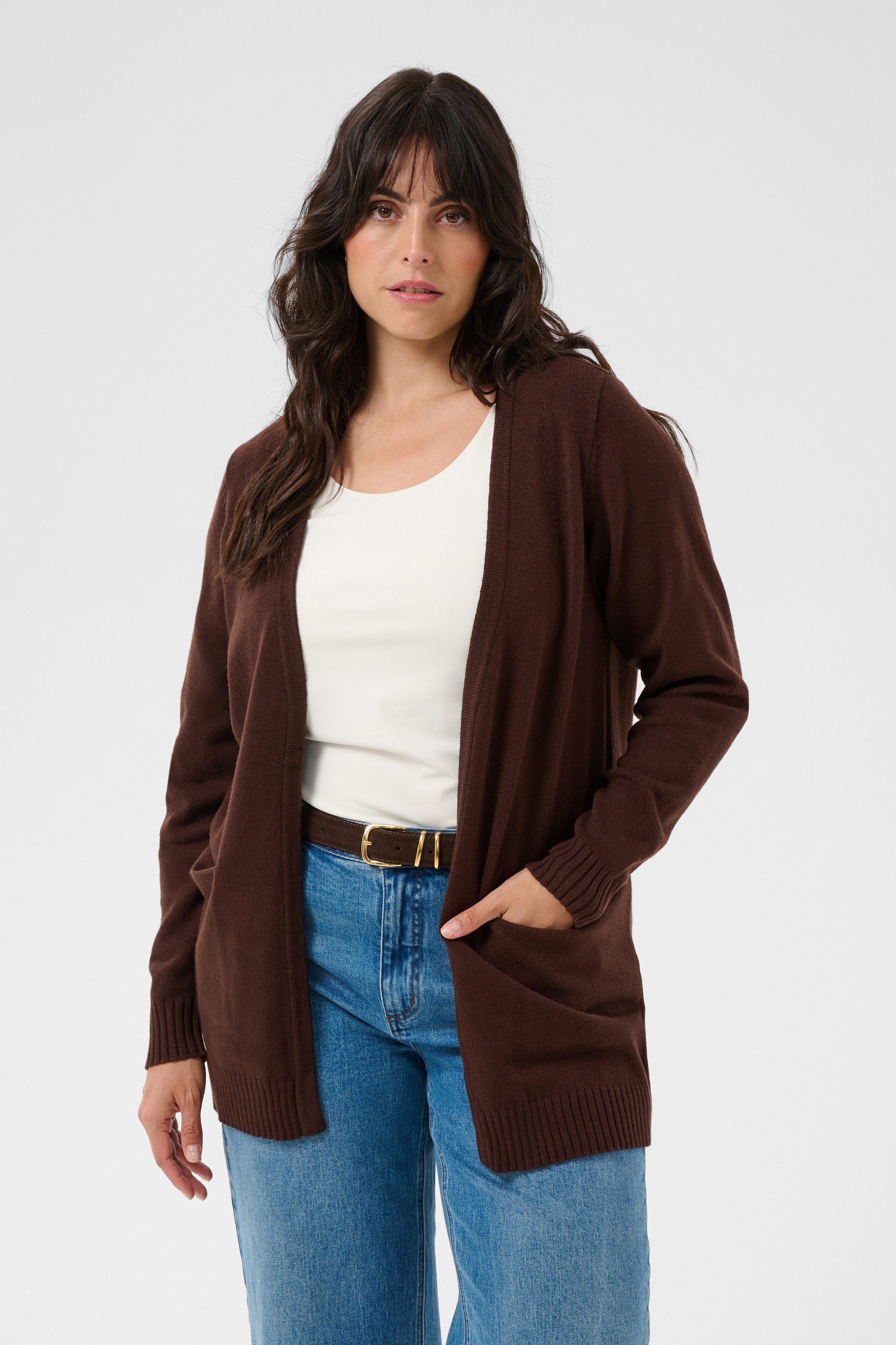 KAFFE Curve Cardigan Strickjacke KCalianna Große Größen
