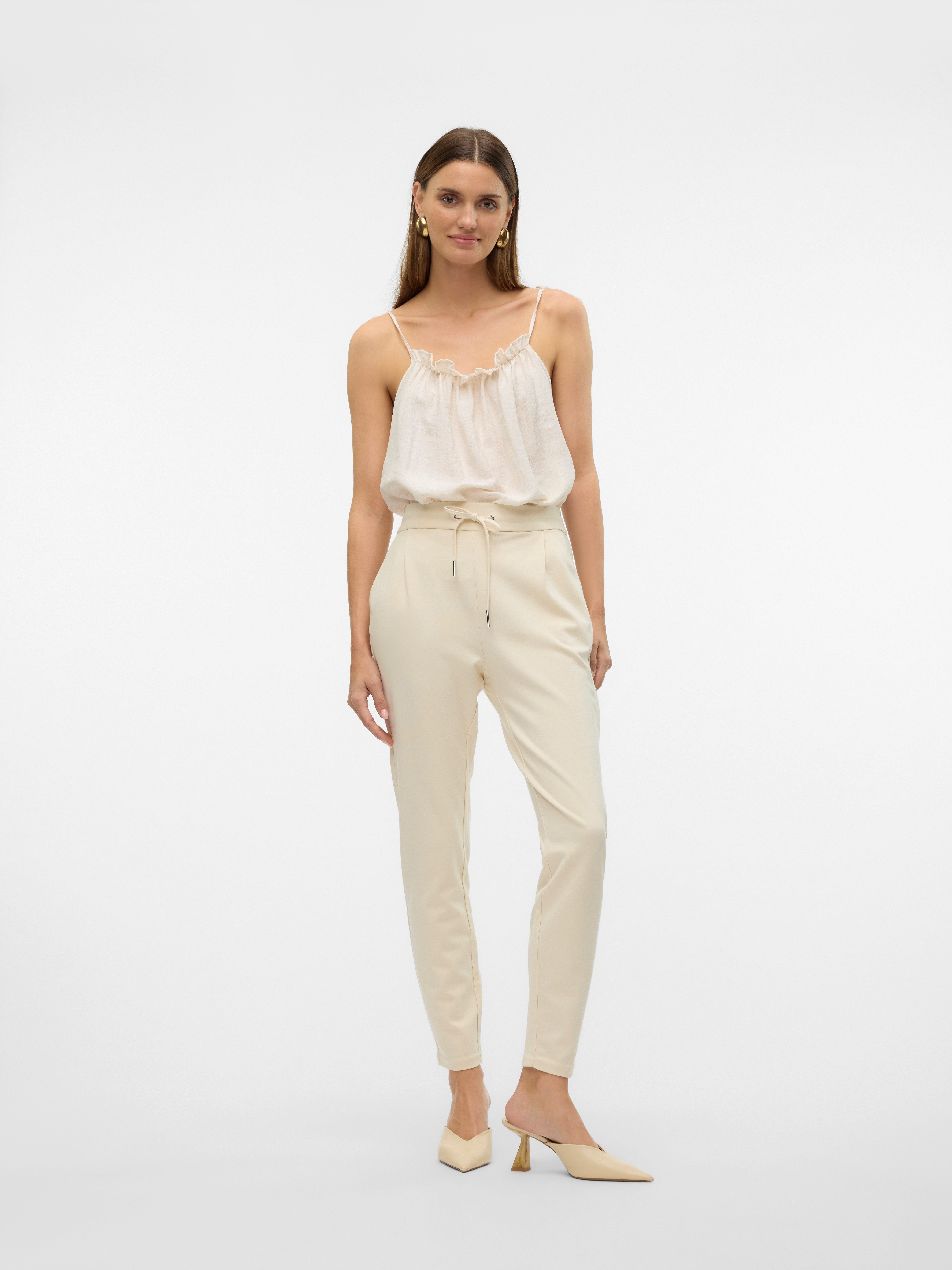Vero Moda Jogger Pants VMEVA MR LOOSE STRING PANT GA NOOS hinten mit elastischem Bündchen