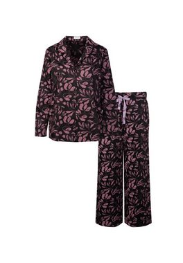 seidensticker Pyjama Schwarze Rose