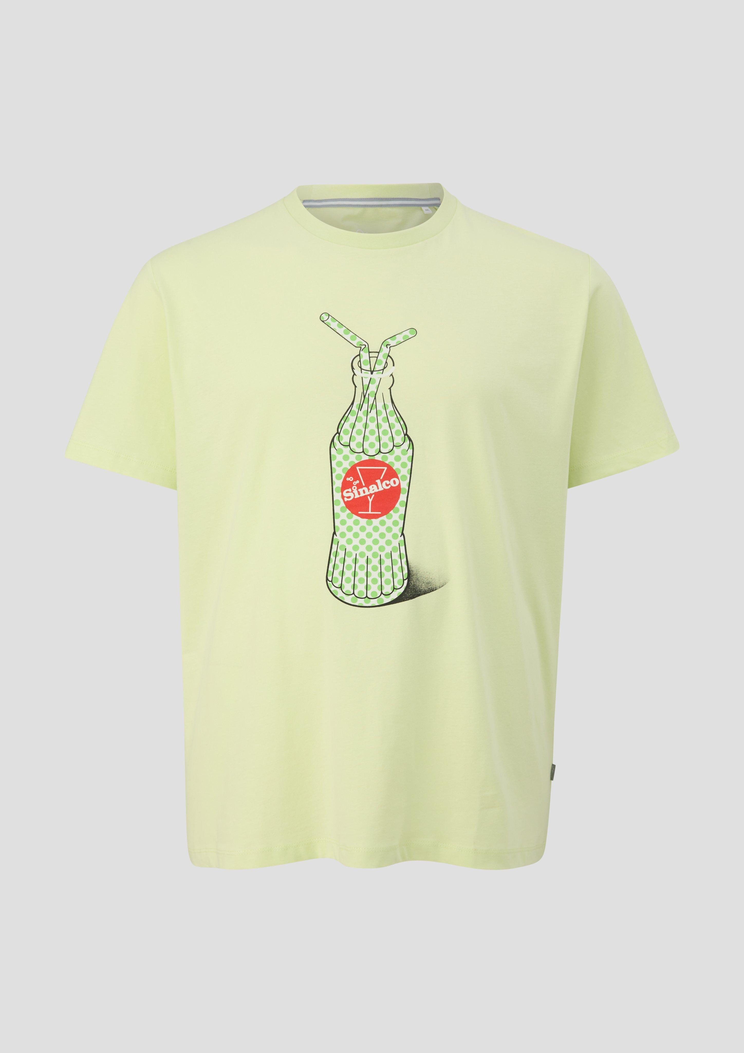 s.Oliver Kurzarmshirt Jersey-T-Shirt mit Sinalco®-Print Artwork günstig online kaufen