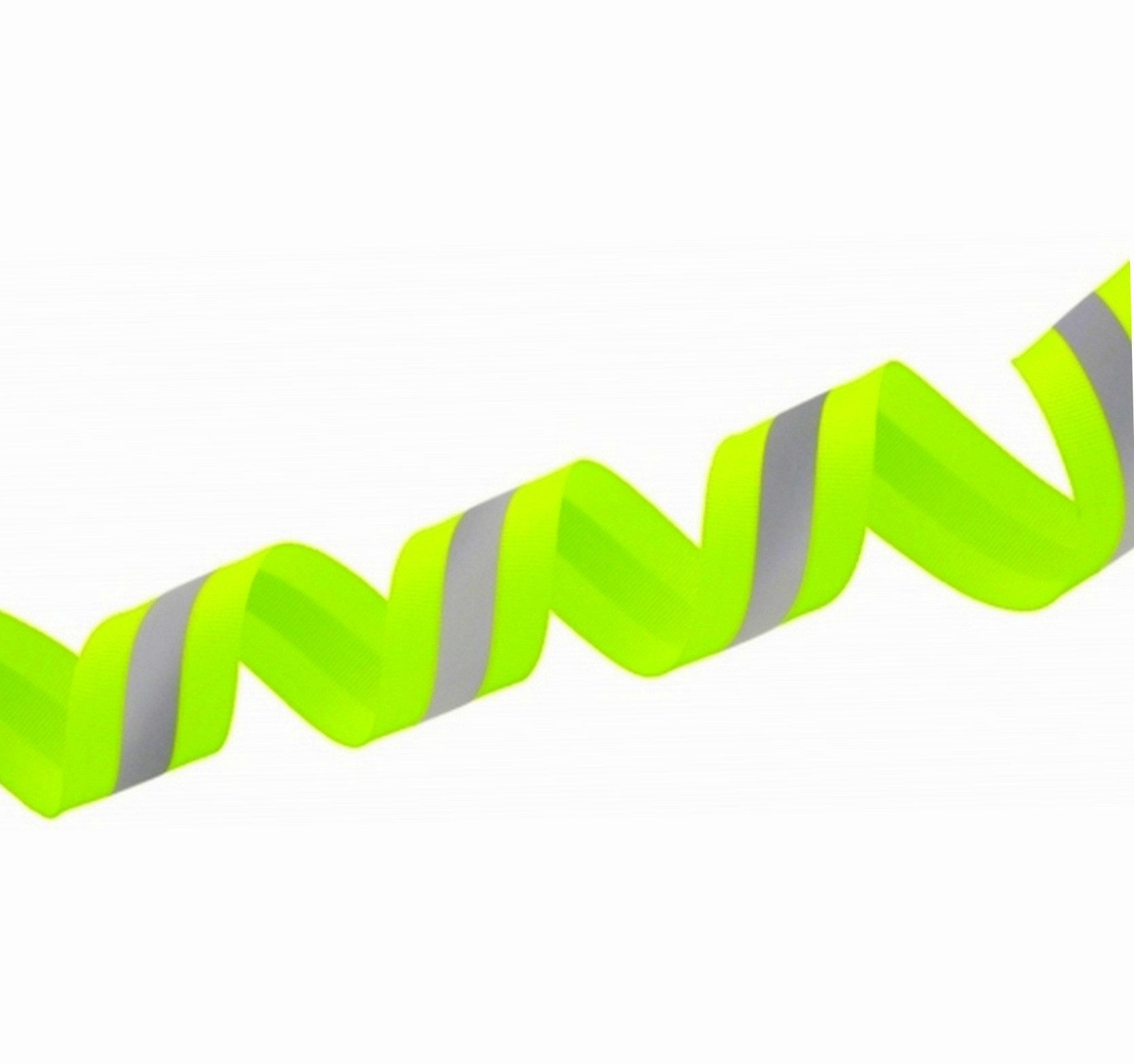 PaulZdrada Reflektorband Reflektorband zum Annähen Reflexband Leuchtband Polyester 2 meter, Reflektiert, Sichtbarkeit, Einfach beim Nähen, Dünn und leicht