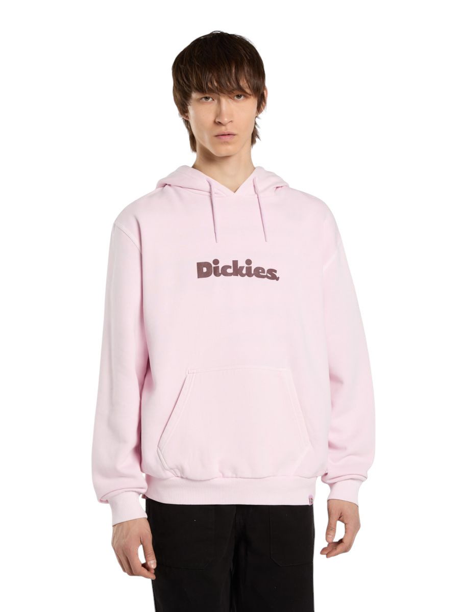Dickies Hoodie Dickies Herren Hoodie Slayden Garment Dye peach brulee (1-tlg., kein Set) Känguru-Tasche für warme Hände