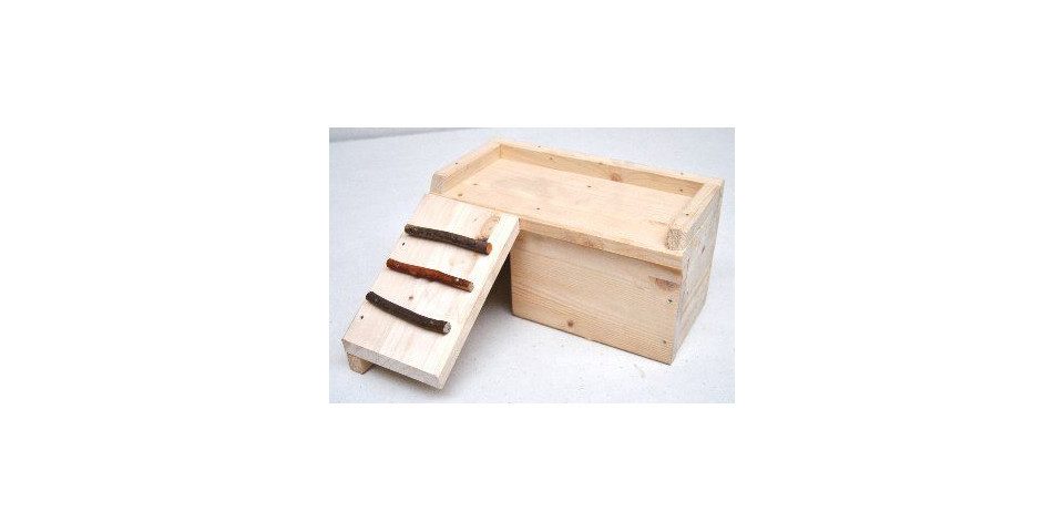 Ollesch Nagerhaus Ollesch Holzhaus Tilo 28,5 x 22 x 16 cm