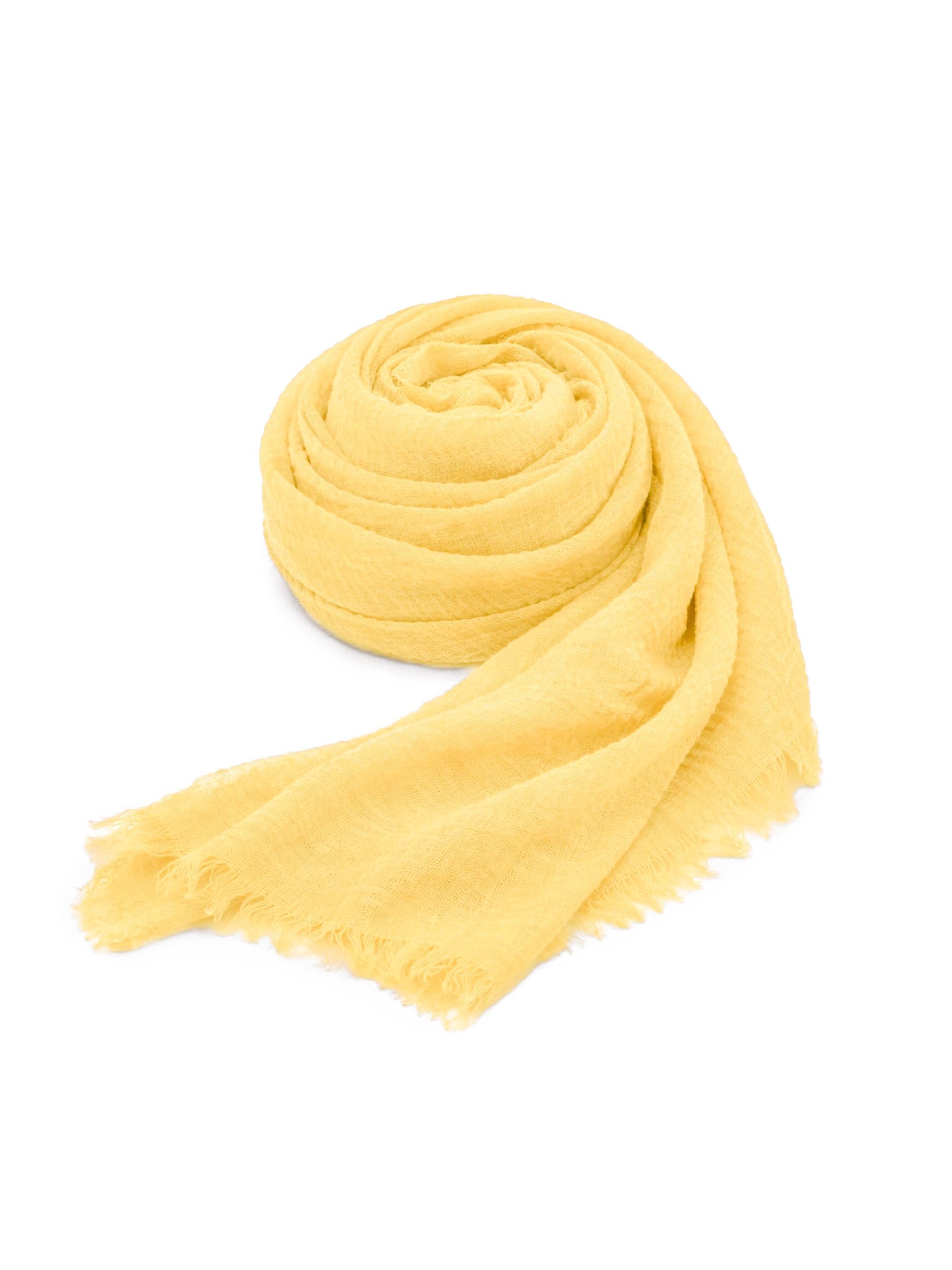 SASSYCLASSY Schal Musselin Schal für Damen, Weicher Schal aus Viskose mit ausgefransten Enden