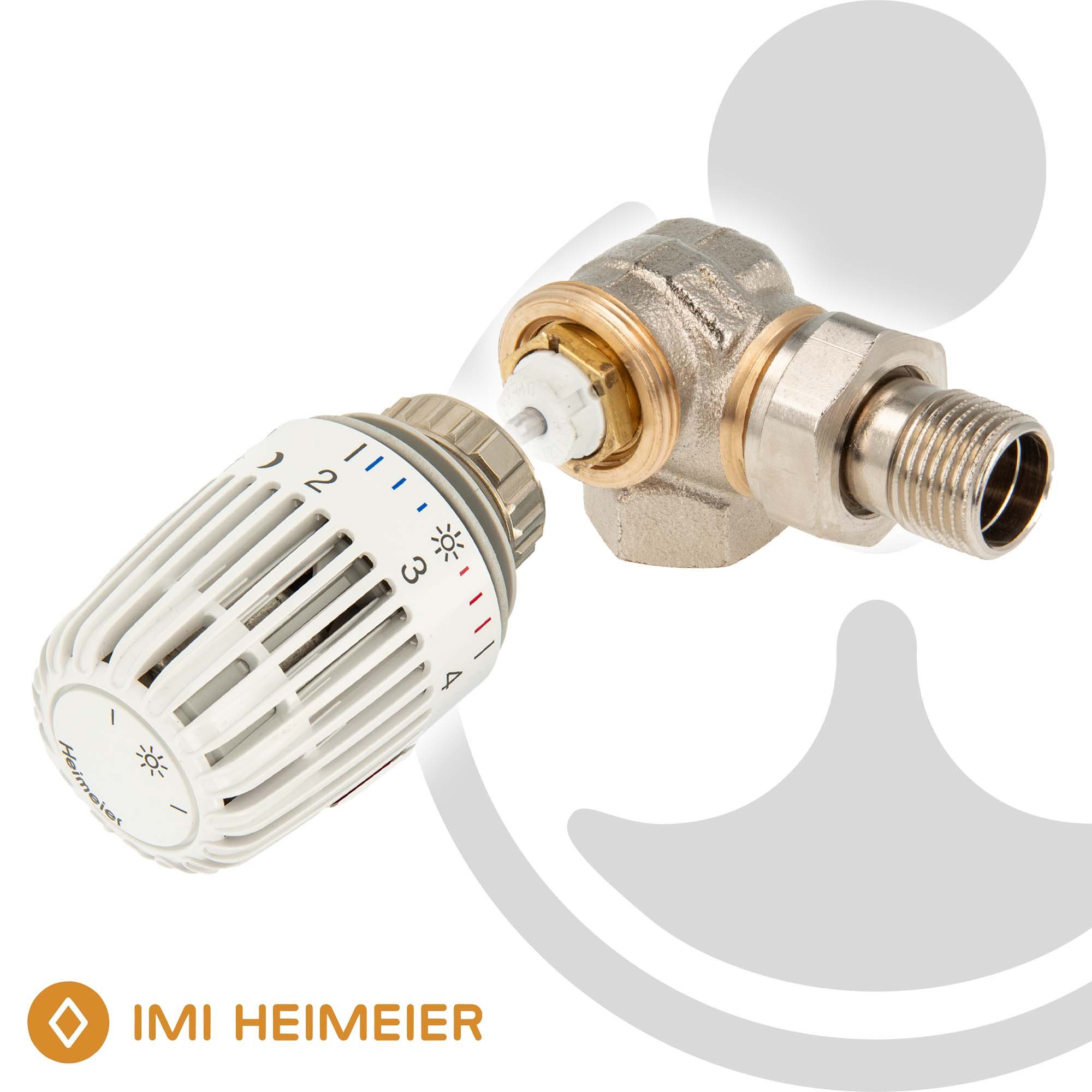 tecuro Heizkörperthermostat Kombi-Set Thermostatkopf K und günstig online kaufen