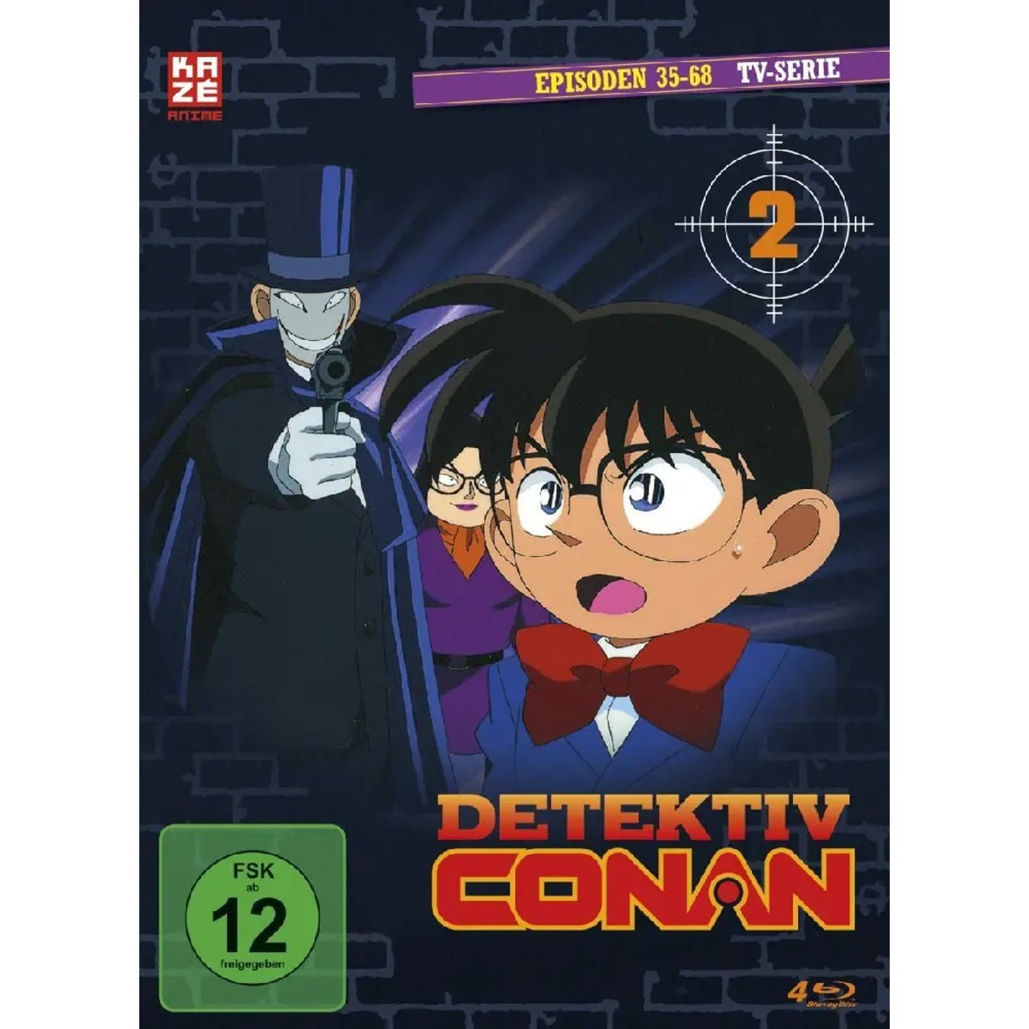 Crunchyroll Blu-ray Detektiv Conan - TV-Serie - Blu-ray Box 2 (Episoden 35-68) (4...