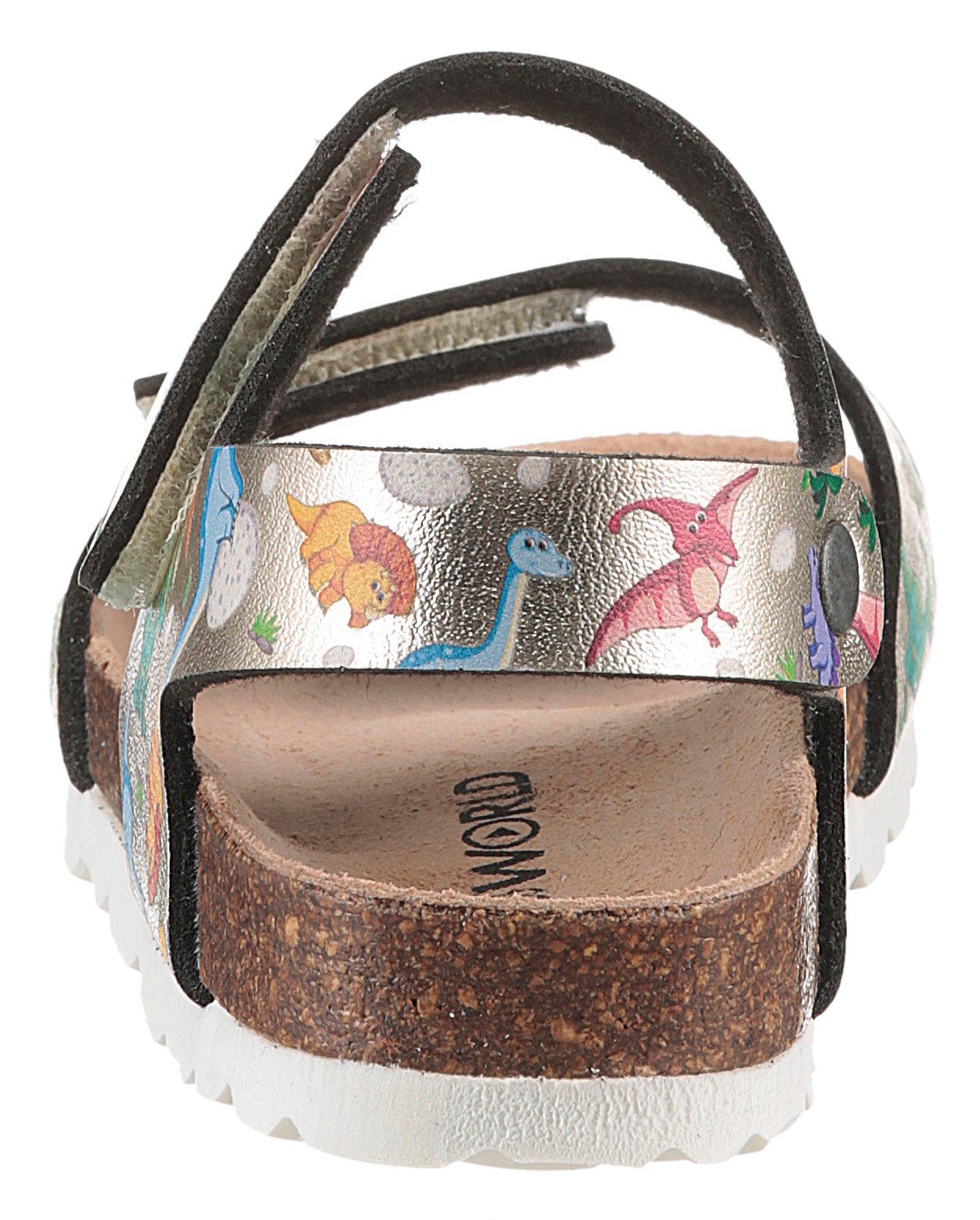 KIDSWORLD Dinos Riemchensandale Klettschuh, Sommerschuh, Sandalette mit ergonomisch geformtem Fußbett