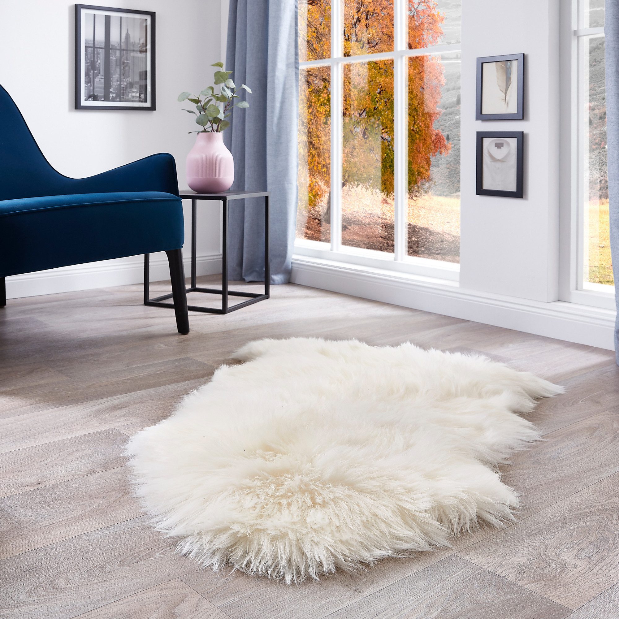 LUXOR living Fellteppich Schaffell Namika, fellförmig, Höhe: 50 mm, echtes Lammfell, weich & flauschig, große Farbauswahl, in 2 Größen – Bild 3 von 5