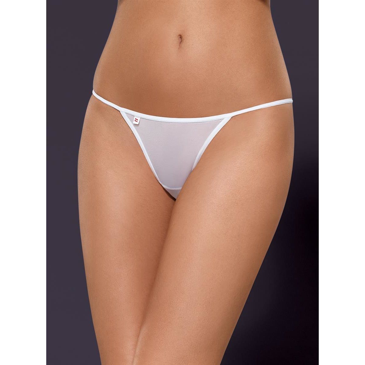 Obsessive Panty OB - (L/XL,S/M) thong Luiza white